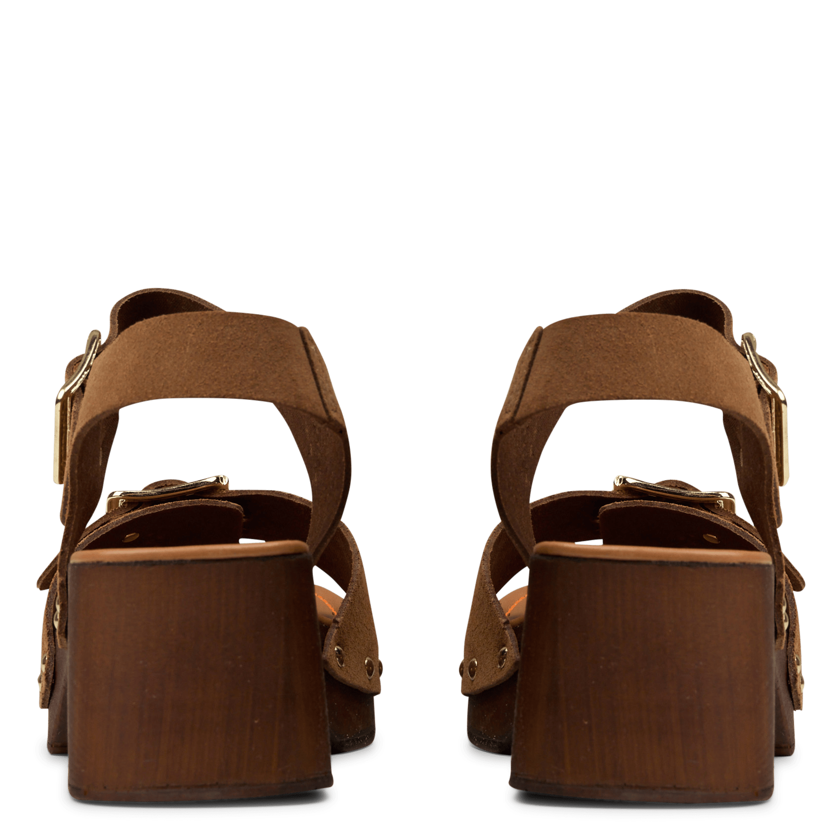 Sandalen aus Veloursleder, mit Absatz JB MARTIN Beige