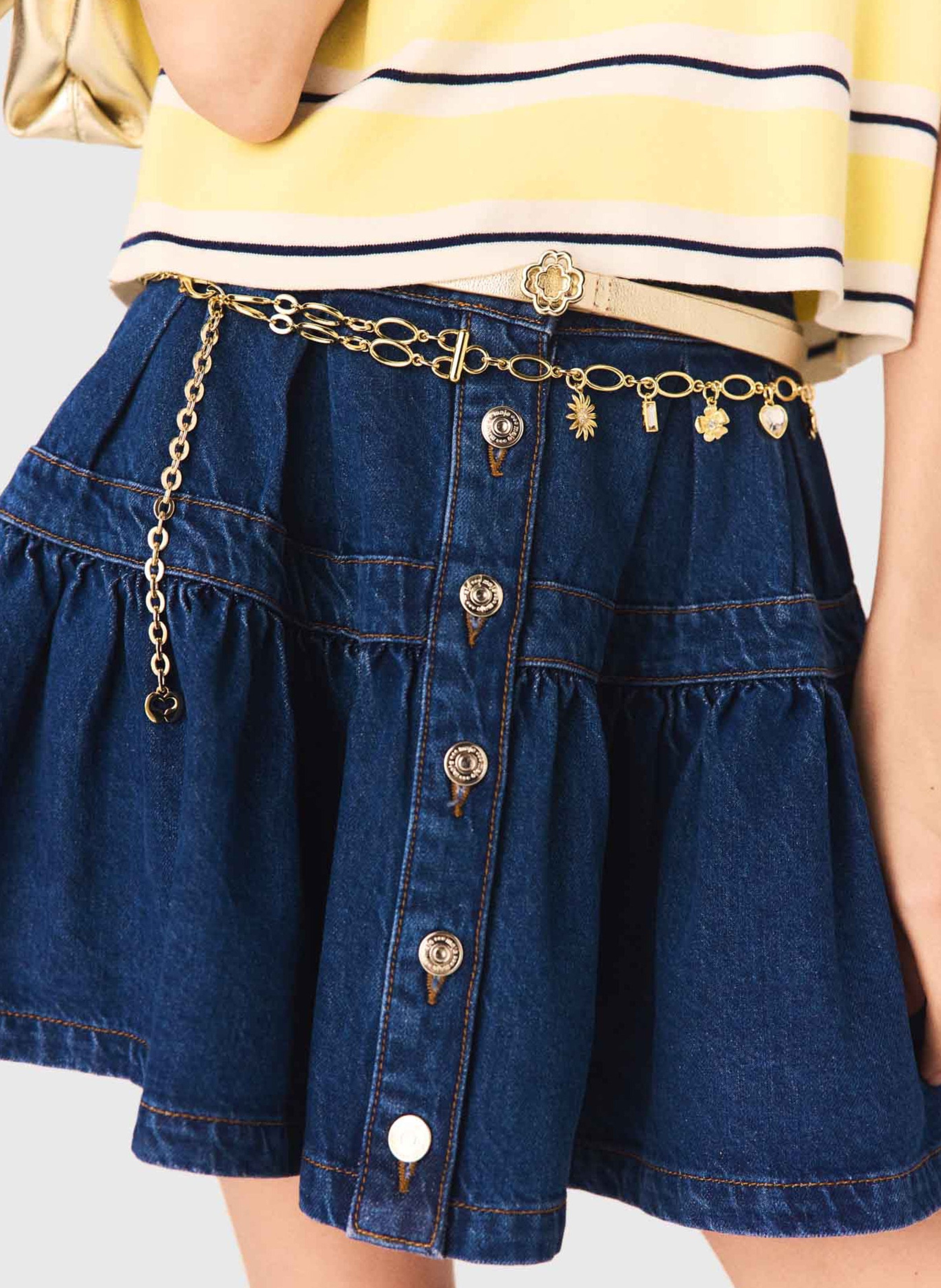 Ceinture chaine bijoux MAJE Doré