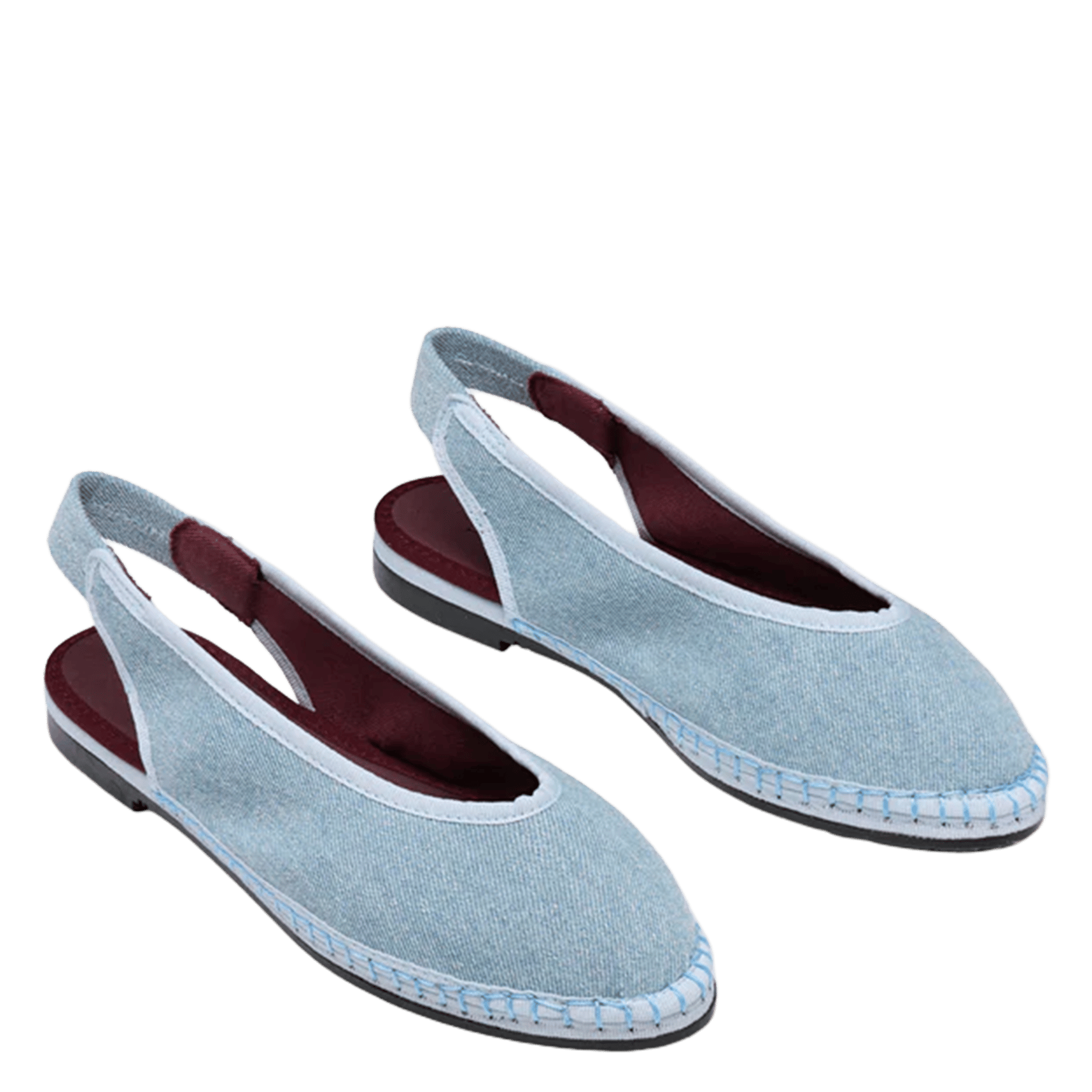 Ballerinas aus Baumwolle FLABELUS Blau