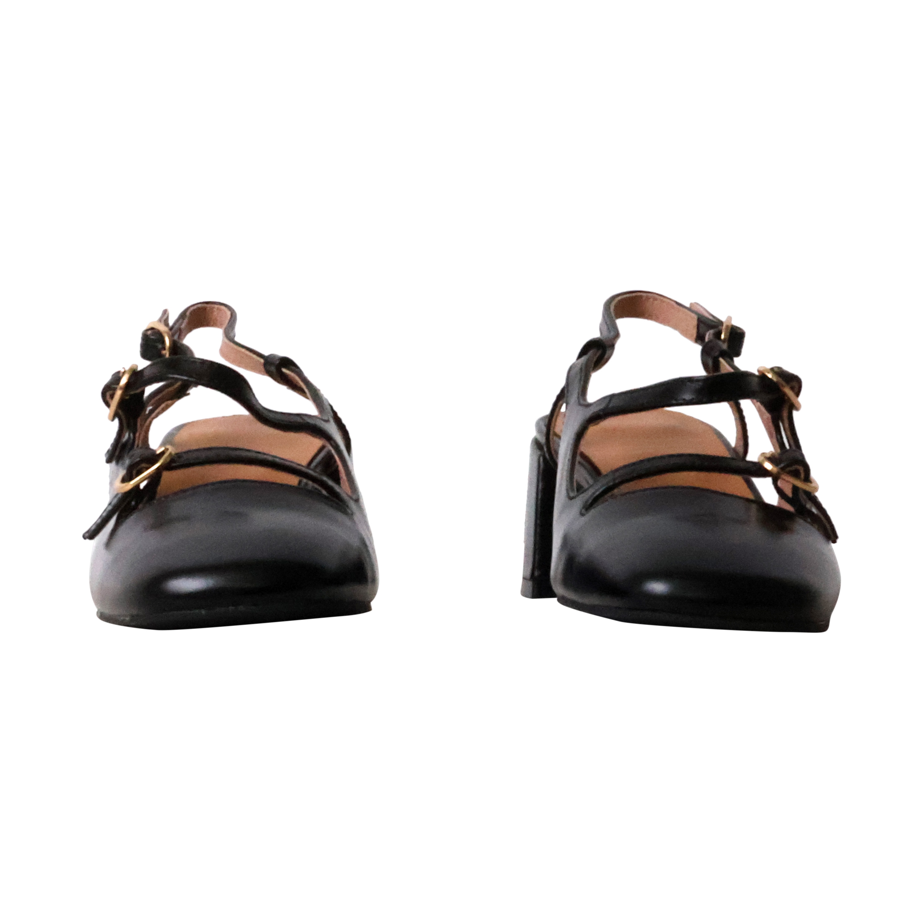 Escarpins cuir à talon  angeline EMILIE KARSTON Black