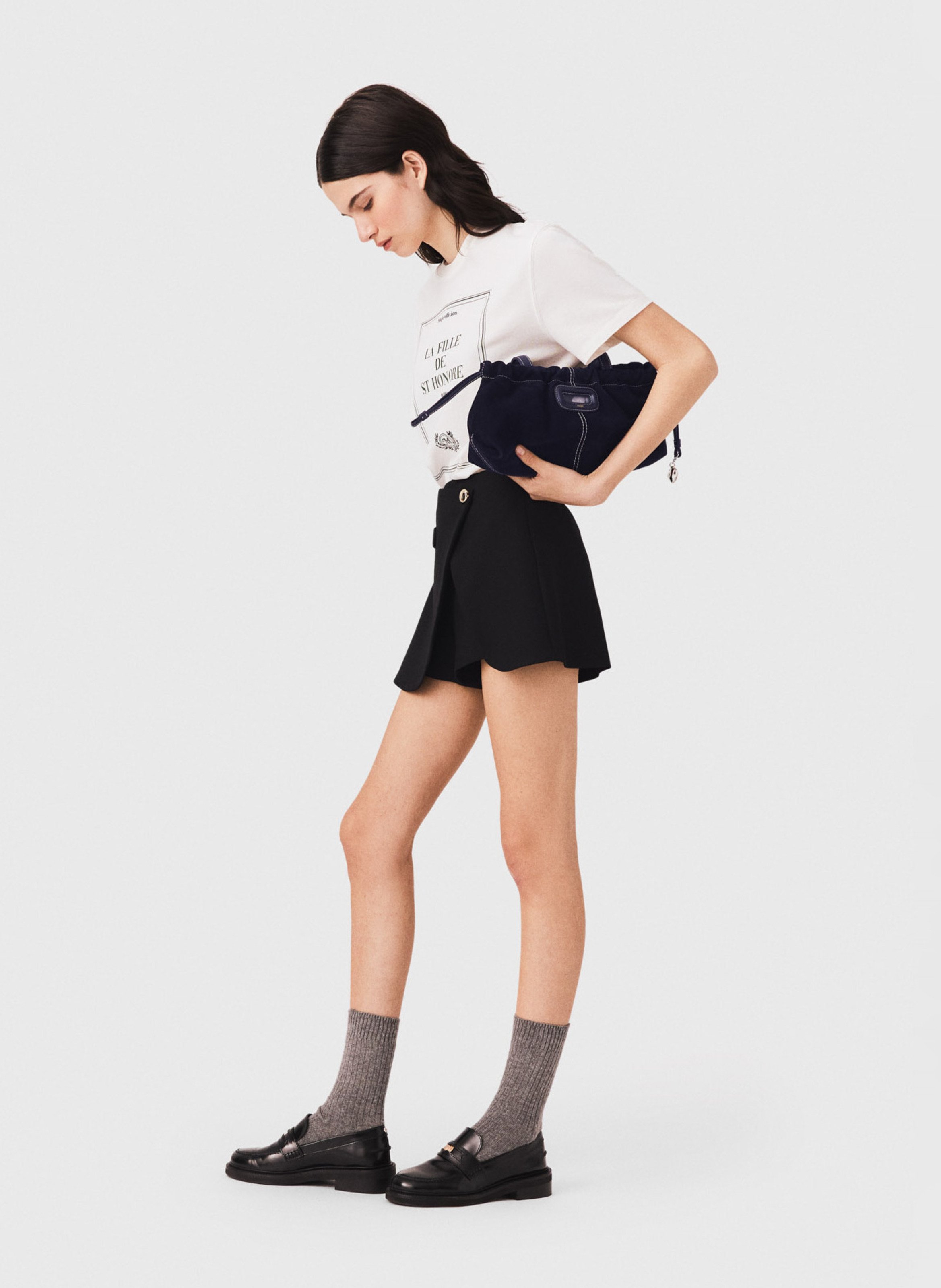 Short skirt MAJE Black