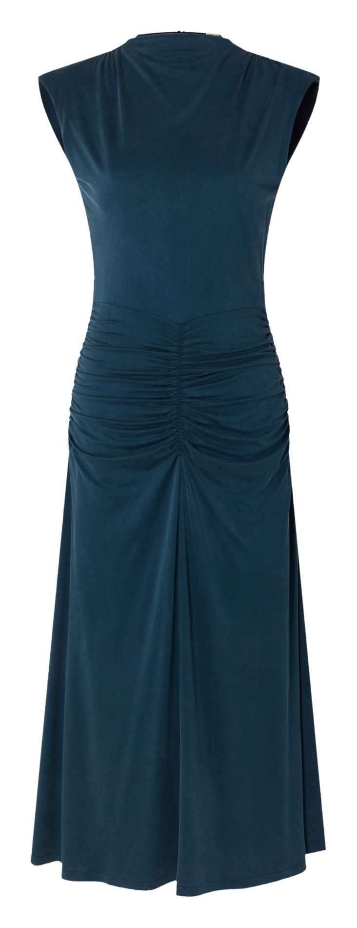 Fitted long dress SESSUN Blue