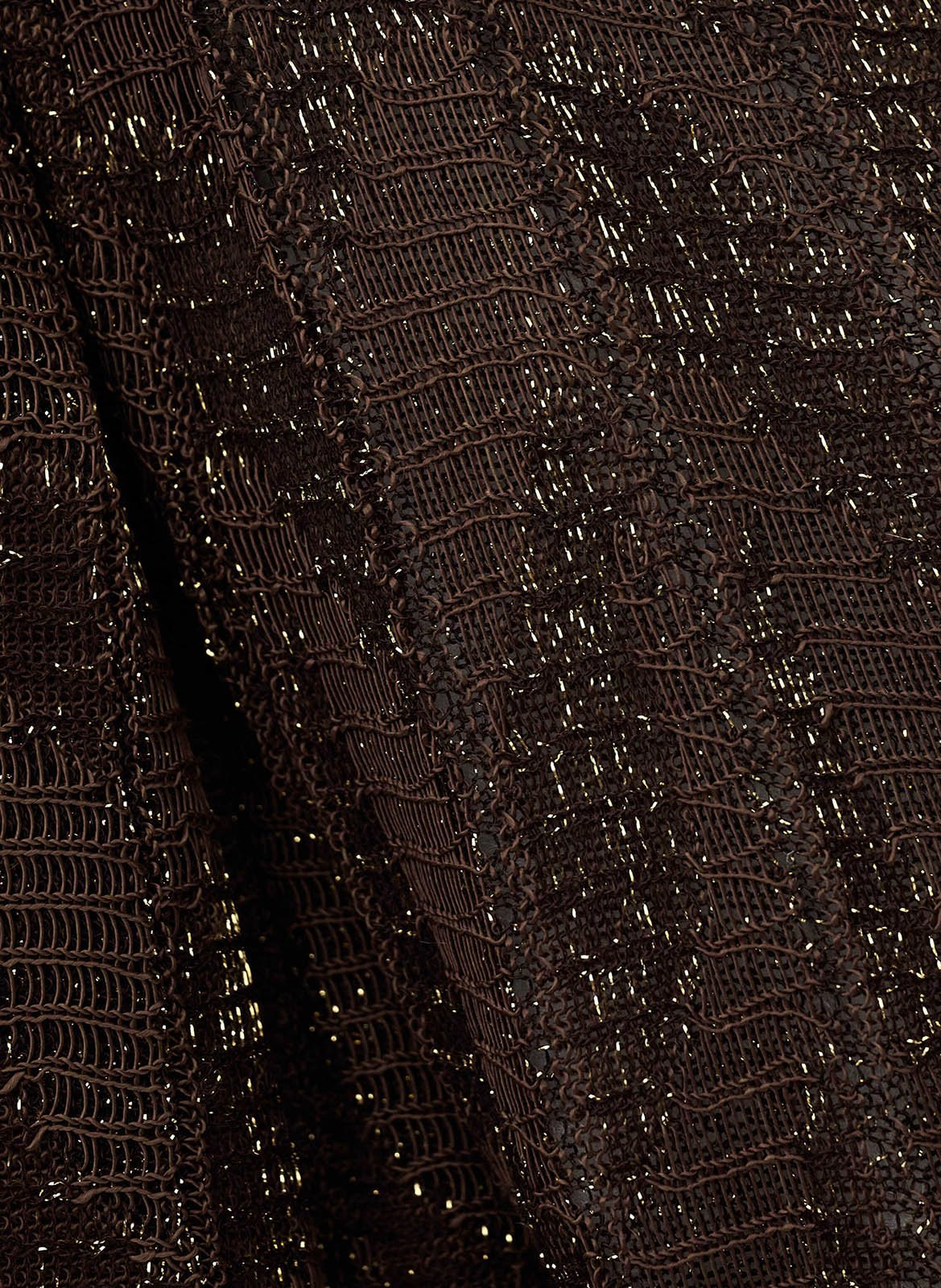 Robe longue portefeuille à paillettes BA&SH Bruin