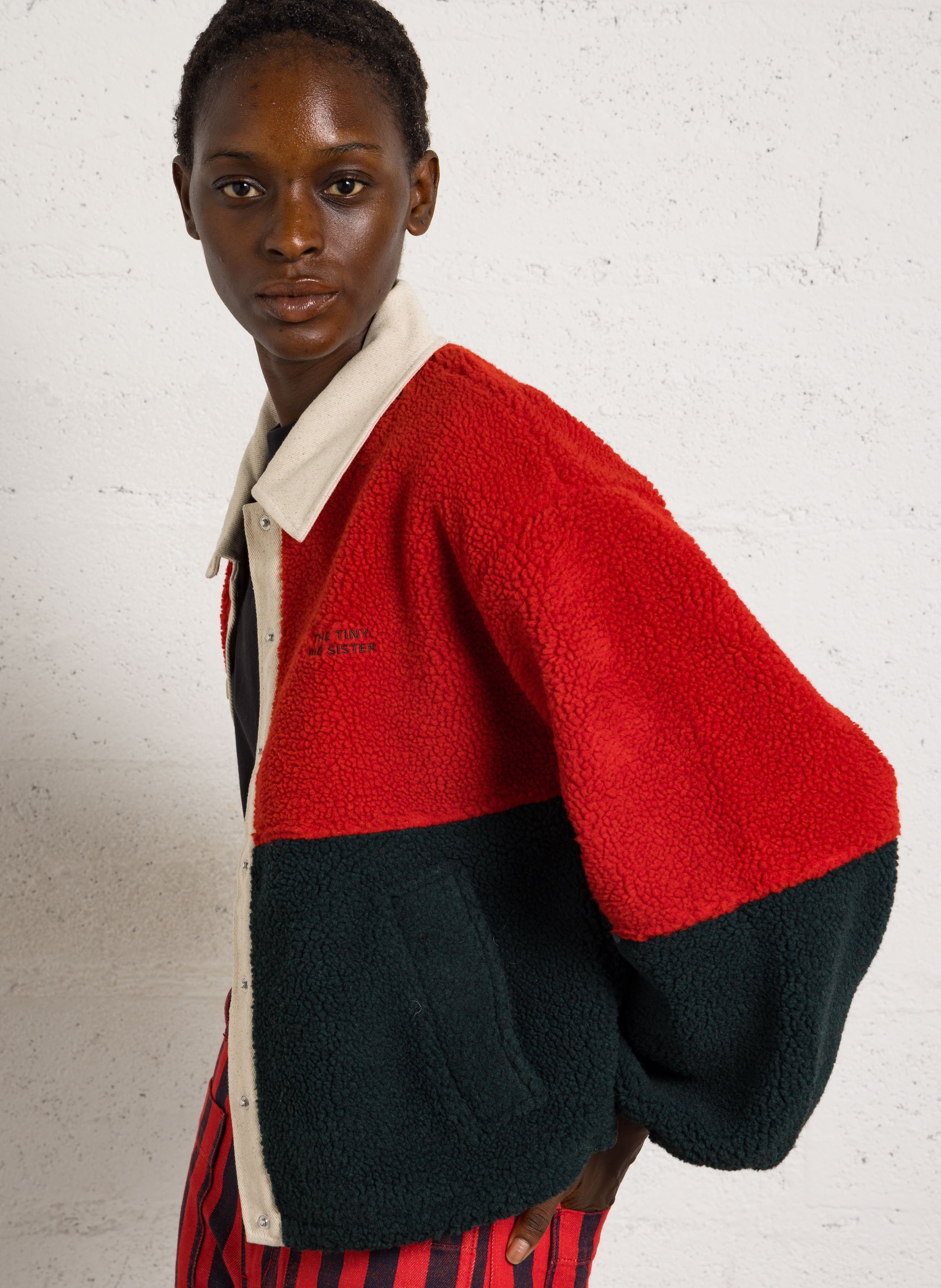 Veste col classique THE TINY BIG SISTER