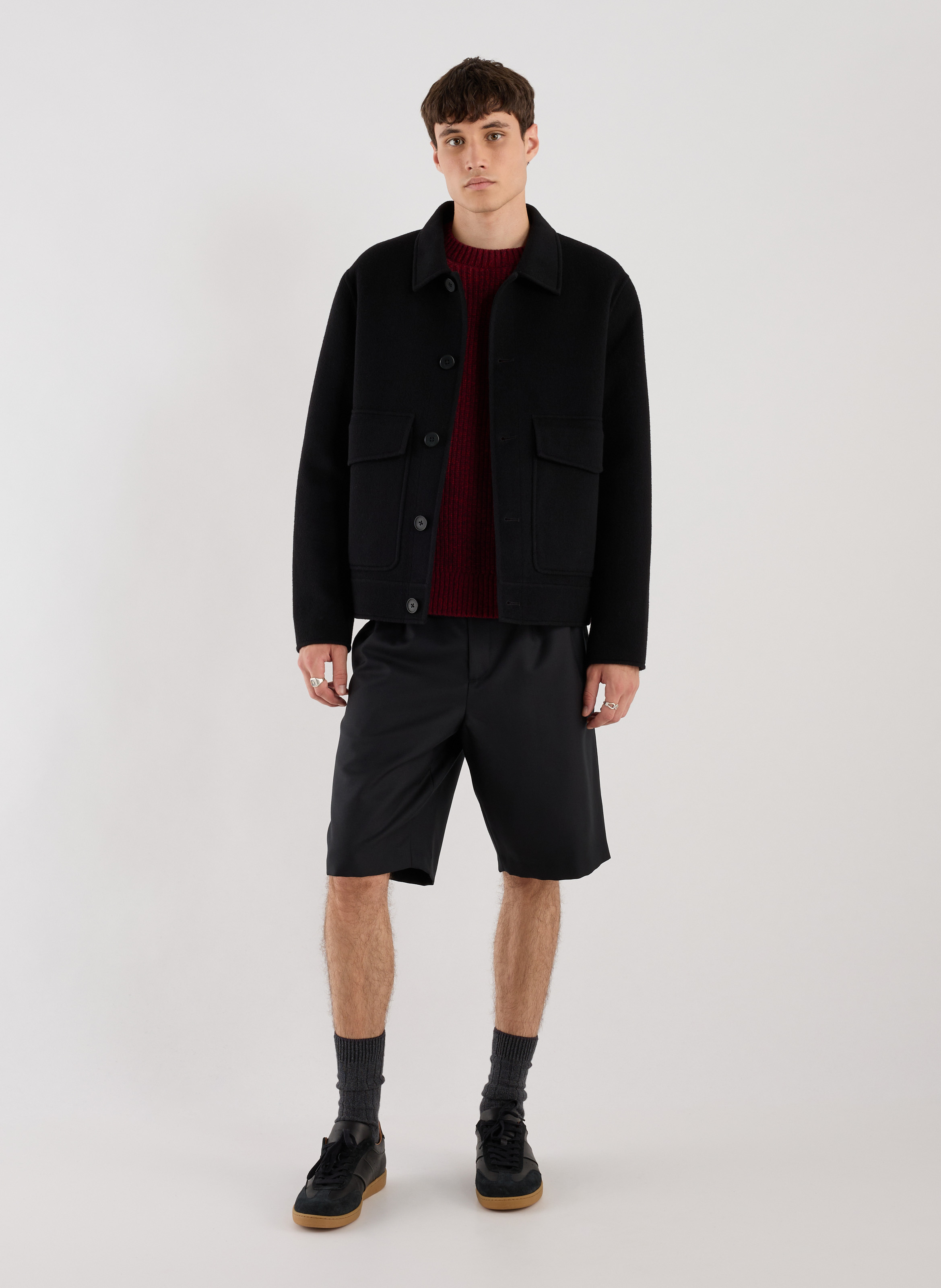 Wool Emy Jacket SAISON 1865 Black