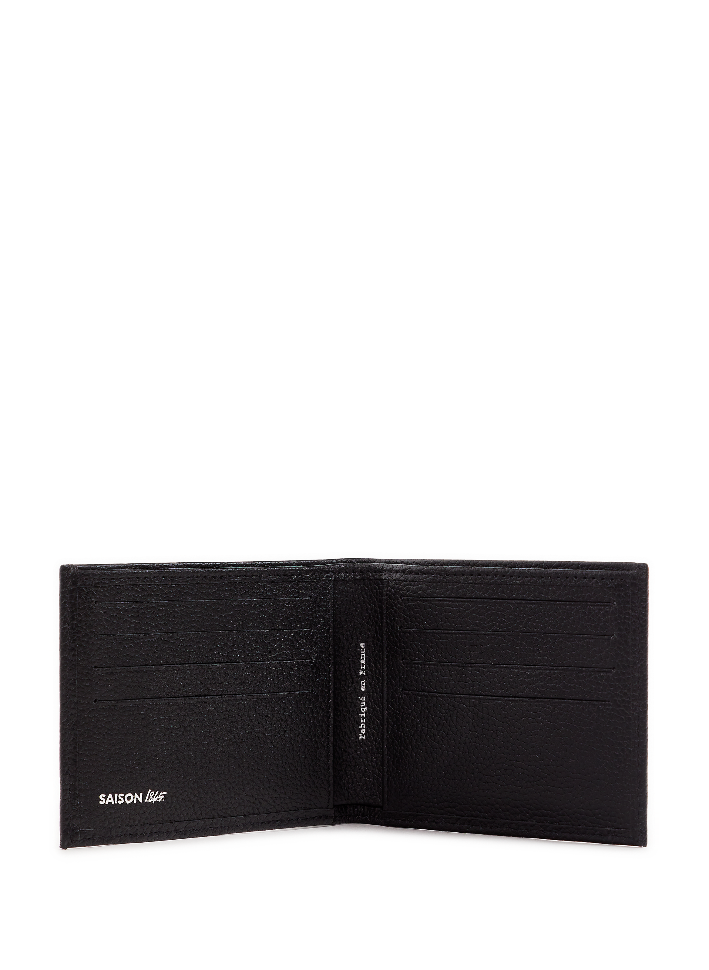Black Italian leather wallet - Small - $580 SAISON 1865 Black
