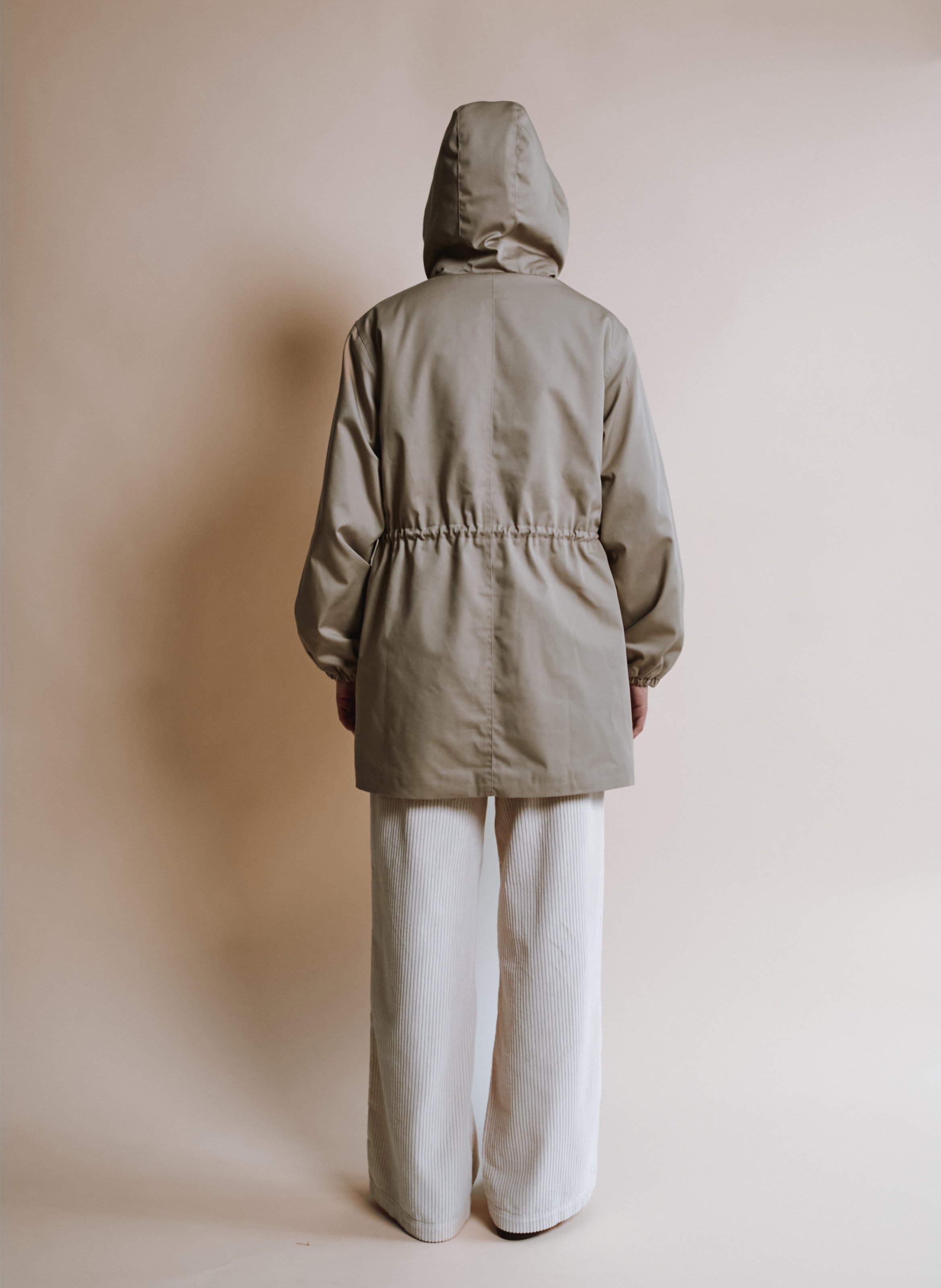 Veste à capuche cintrée EMILE ET IDA Beige