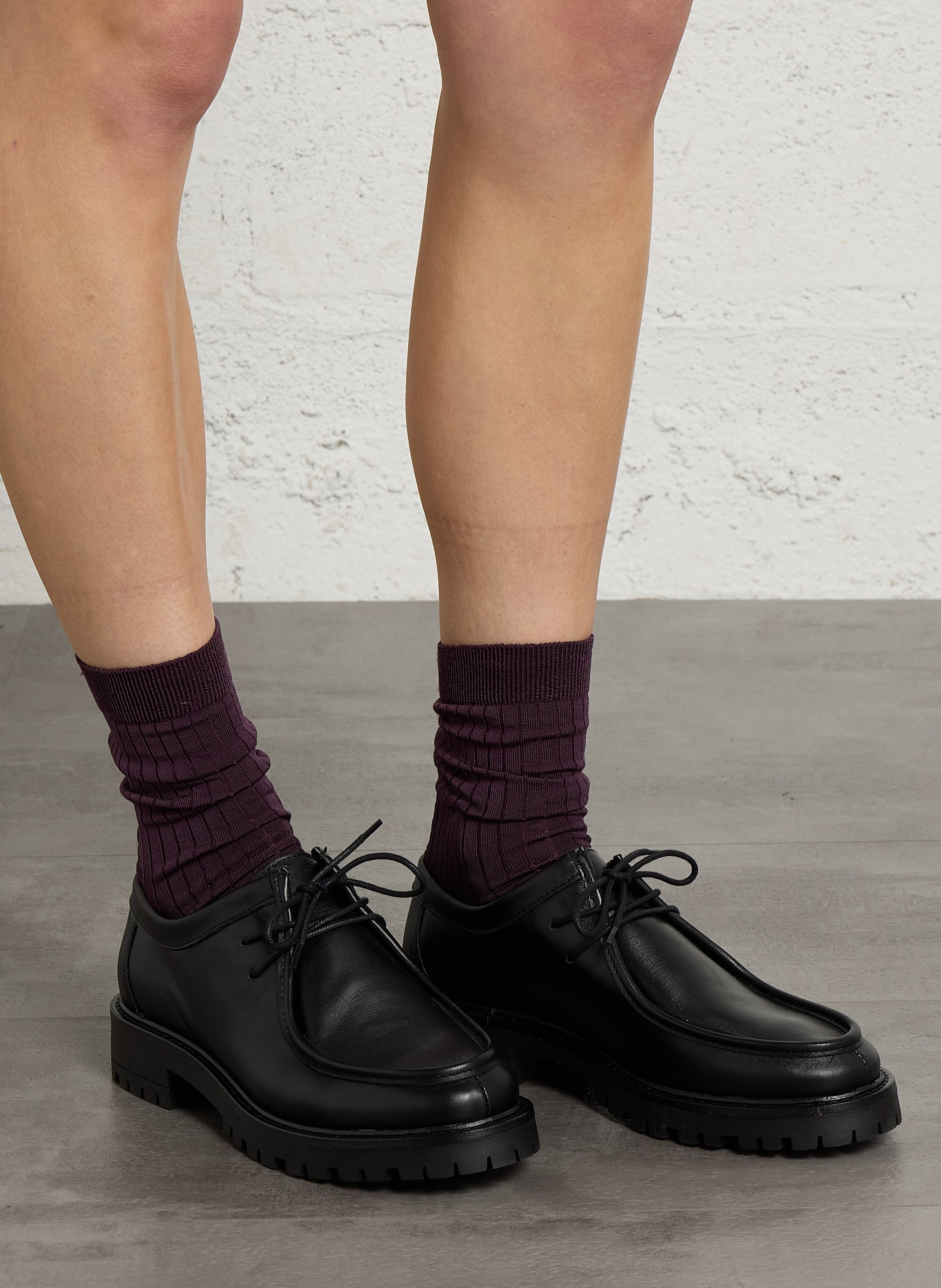 Derbies à lacets en cuir BOCAGE Noir