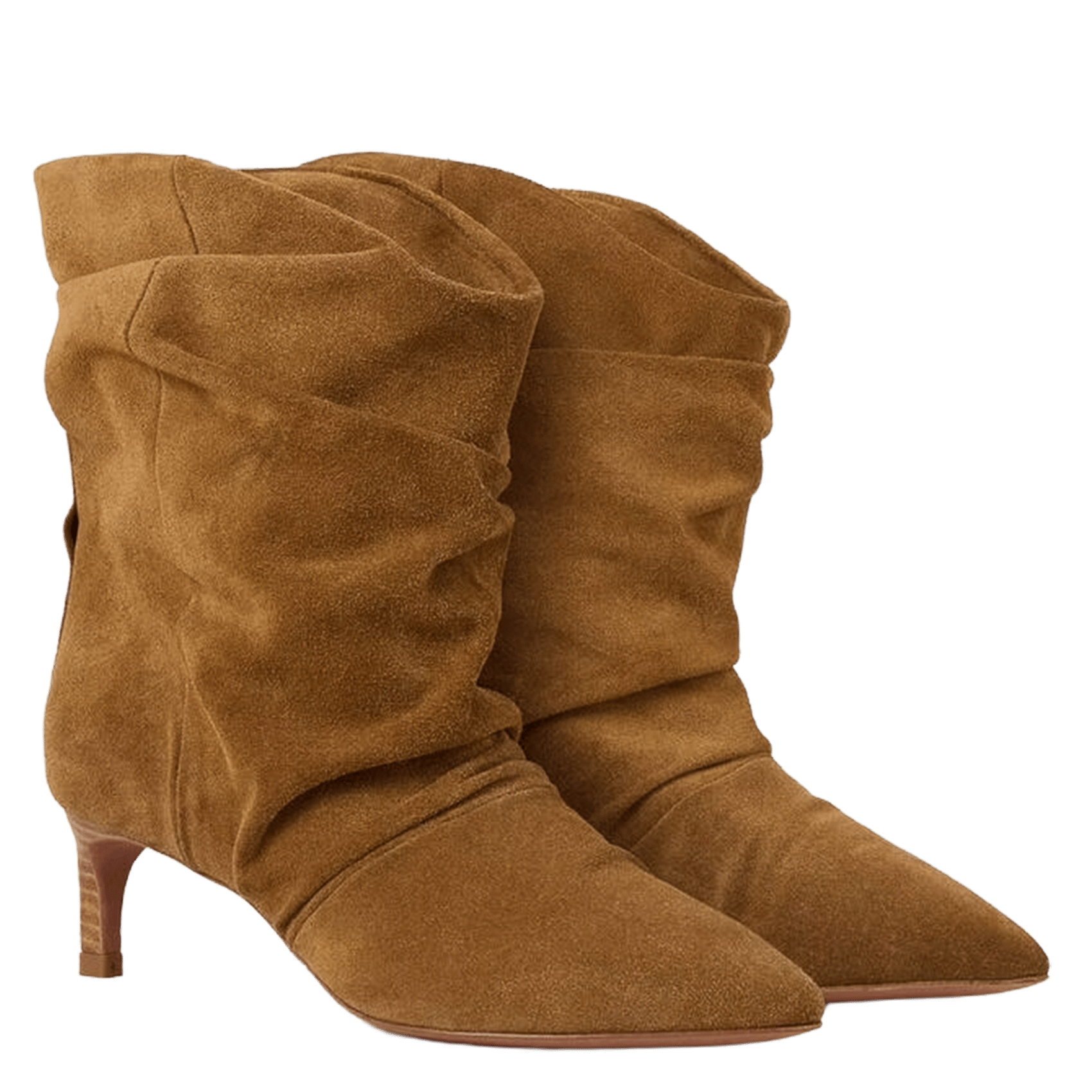 Zusammengeknotete Wildleder-Stiefeletten | Braun BA&SH Damen