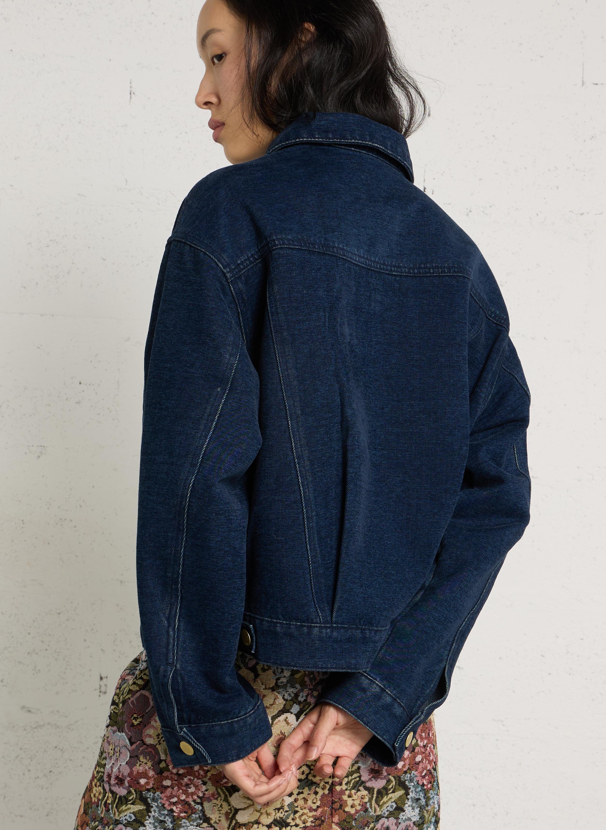 Buttoned denim jacket LA PETITE ETOILE Raw denim