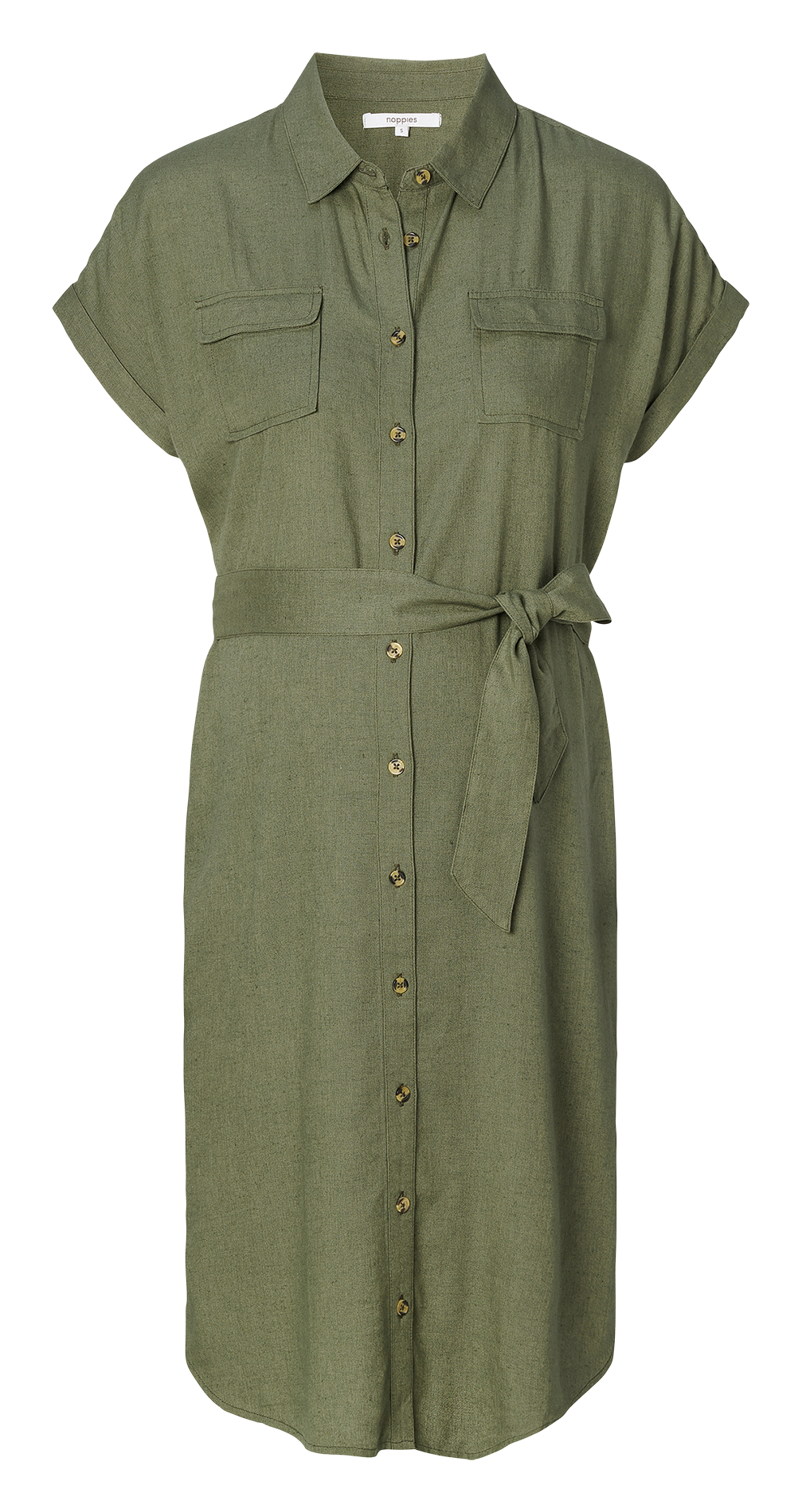 Viscose-blend nursing dress NOPPIES Green