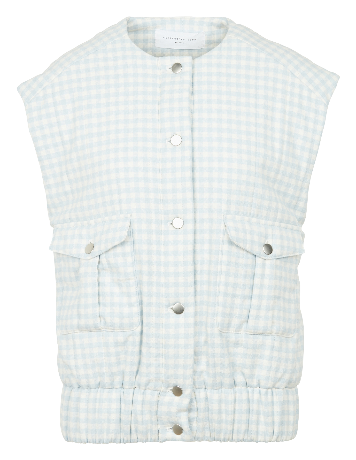 Mouwloos jasje | katoenblend COLLECTORS CLUB Blauw