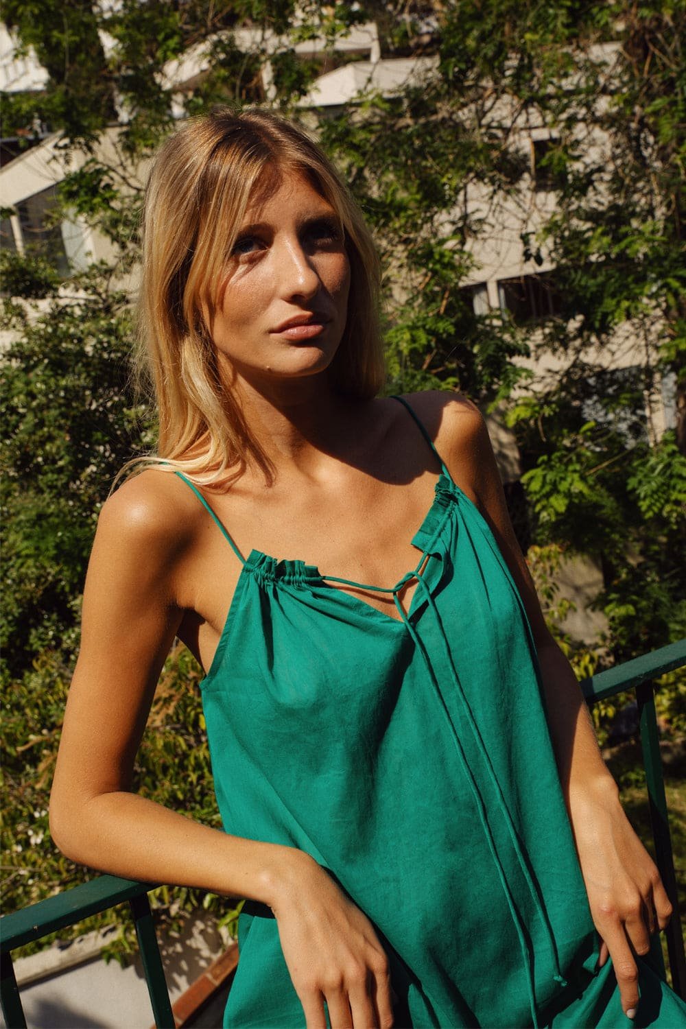 Nuisette coton GERMAINE DES PRES Vert