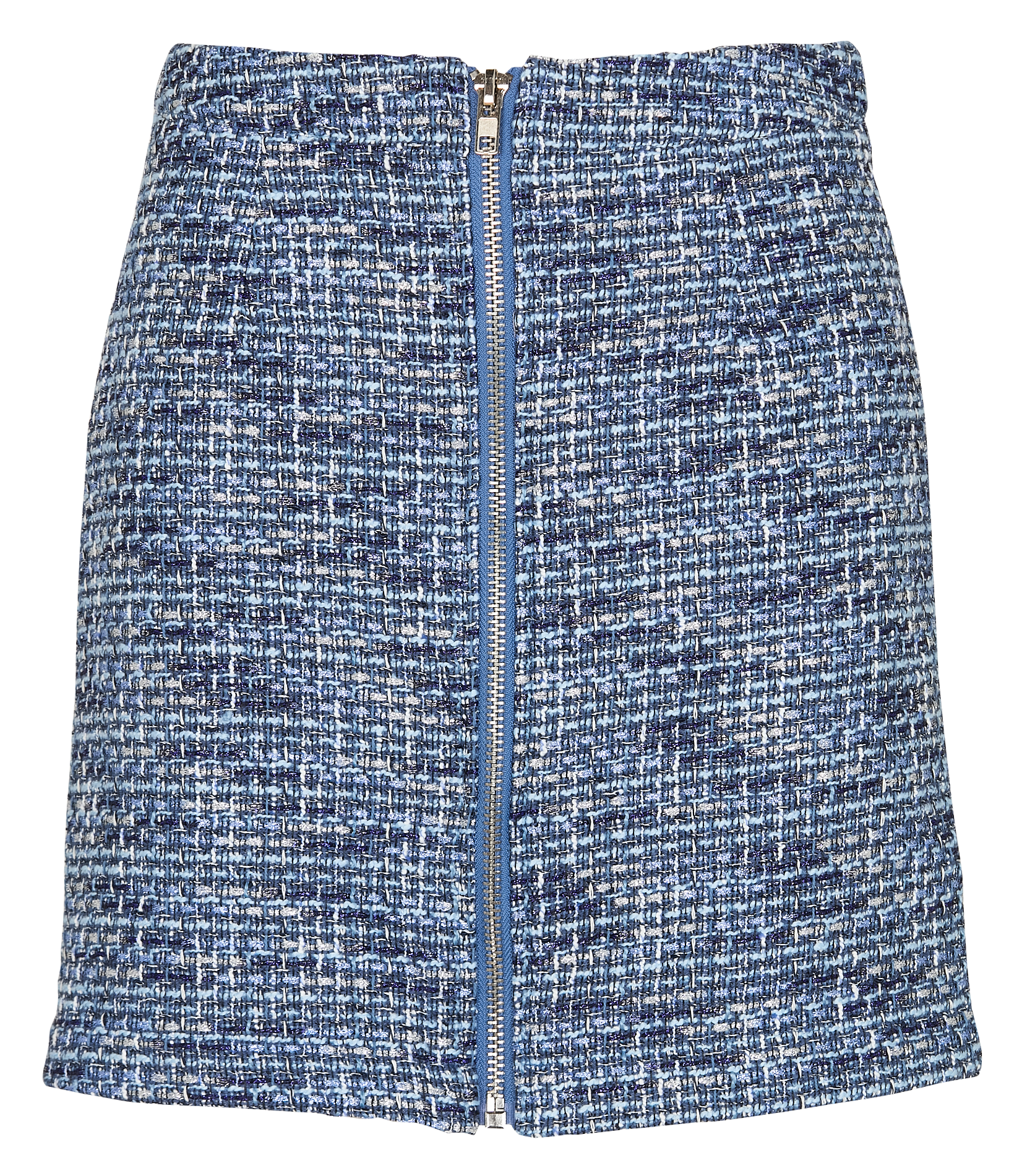 Jupe courte tweed en coton mélangé LA PETITE ETOILE Bleu