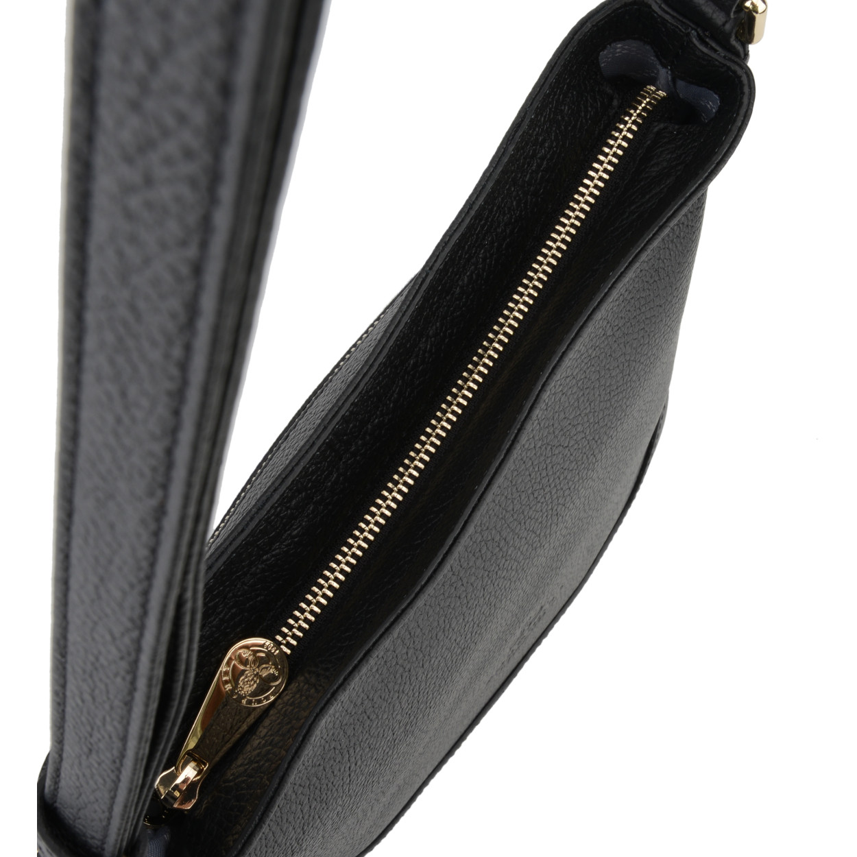 Red crossbody bag POURCHET Black