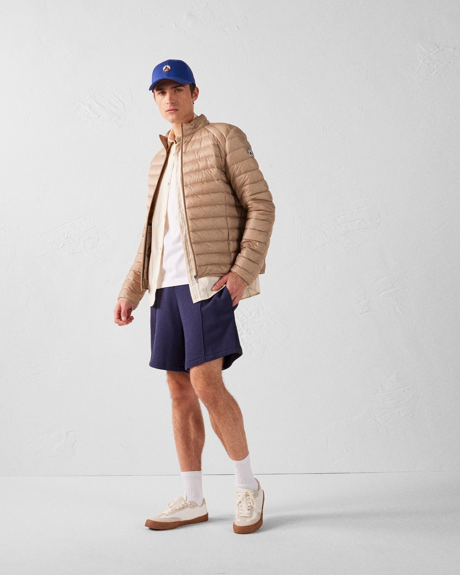 Short in two materials mustang JOTT Blue