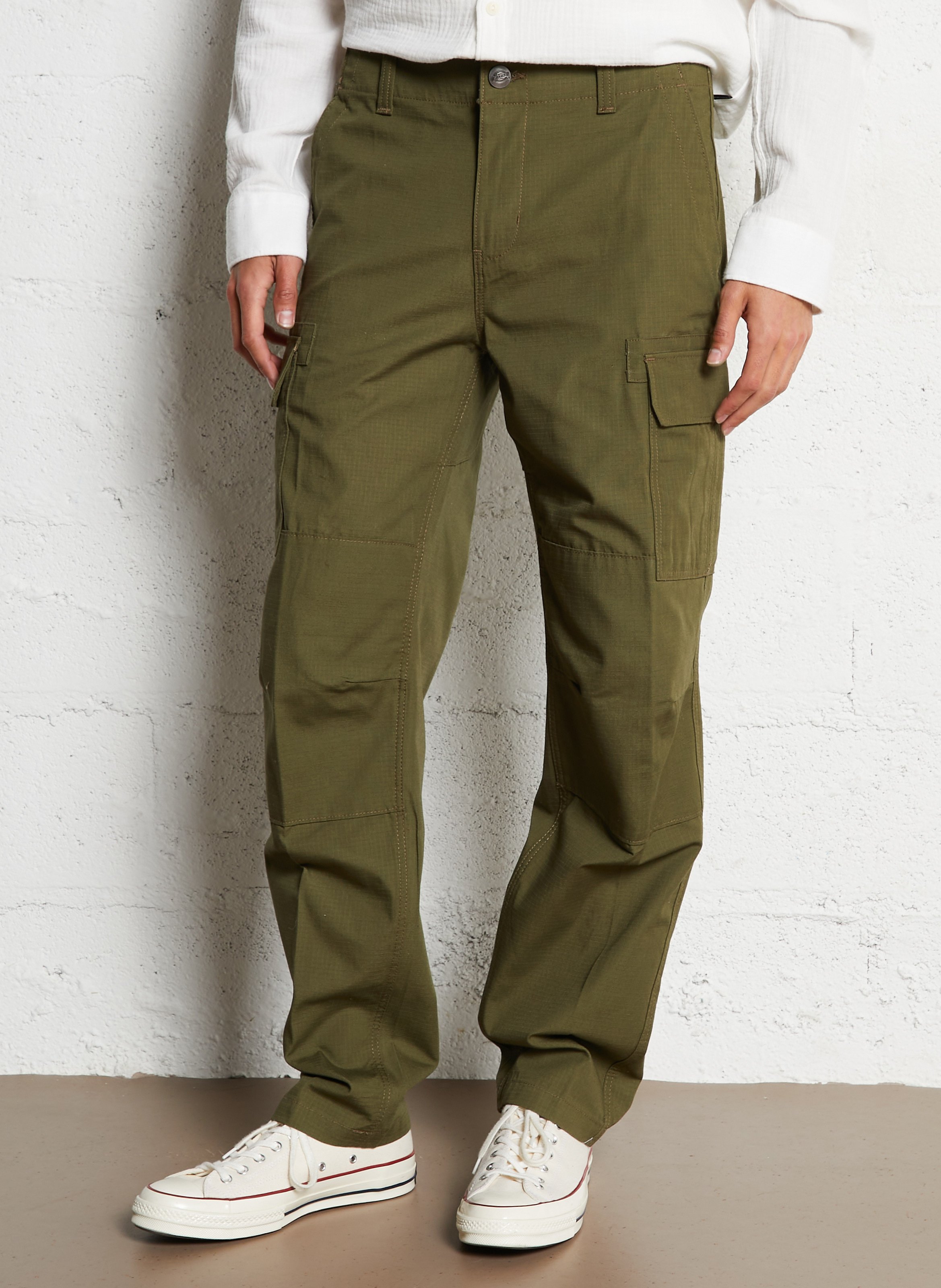 Cotton cargo pants DICKIES Khaki