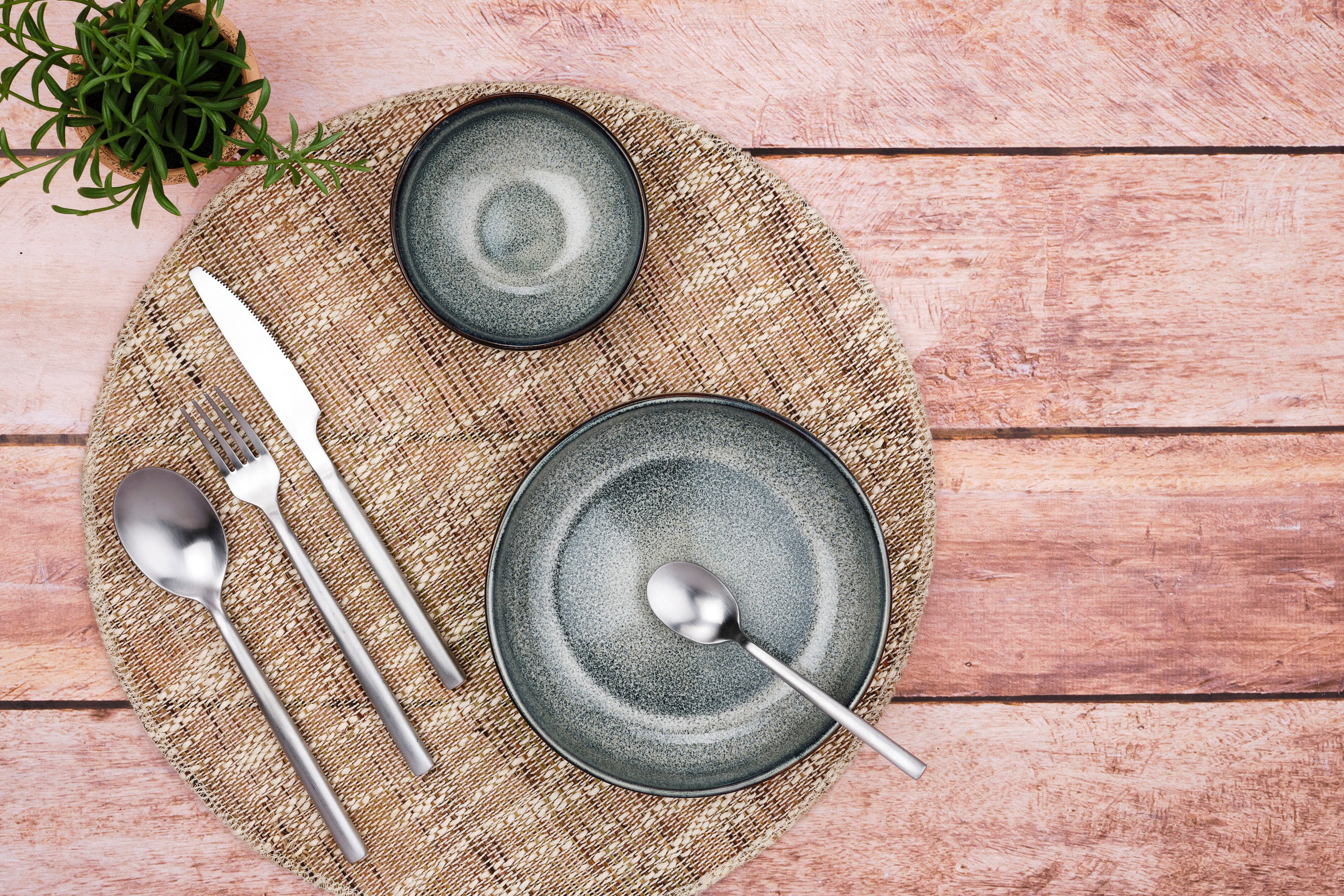 Set of 6 Nils teaspoons - silver BJORN Silver