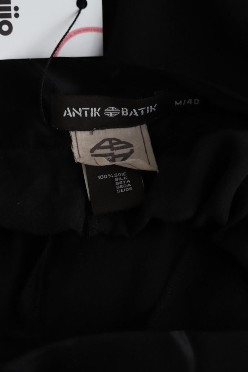 Silk trousers ANTIK BATIK - Seconde Main Black