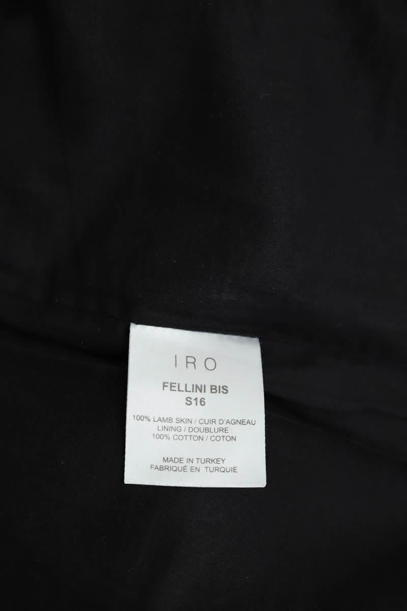 Suede mini skirt IRO - Seconde Main Black