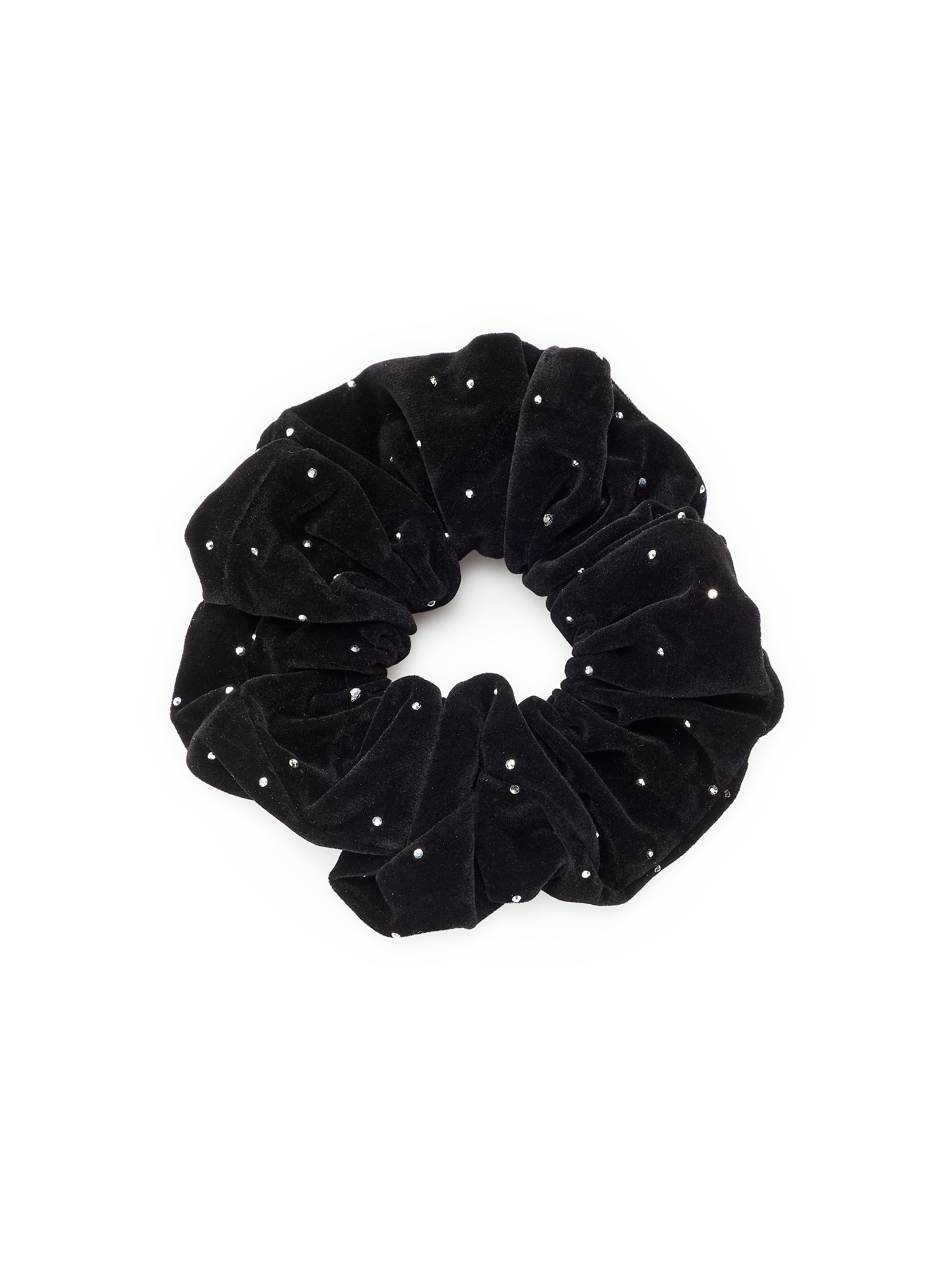 Velvet scrunchie SAISON 1865 Black
