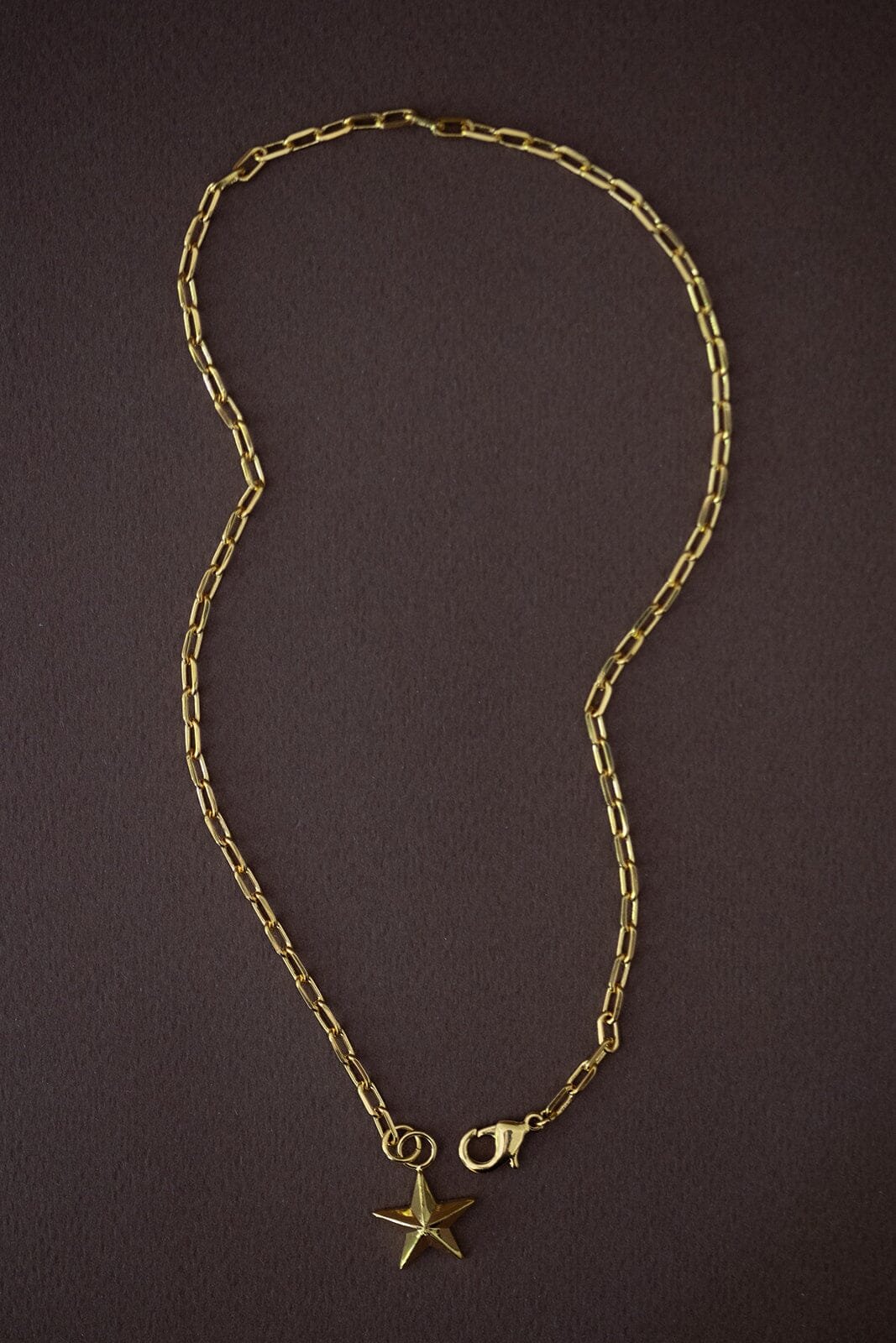 Maxi silver-plated star necklace MONSIEUR SIMONE Golden