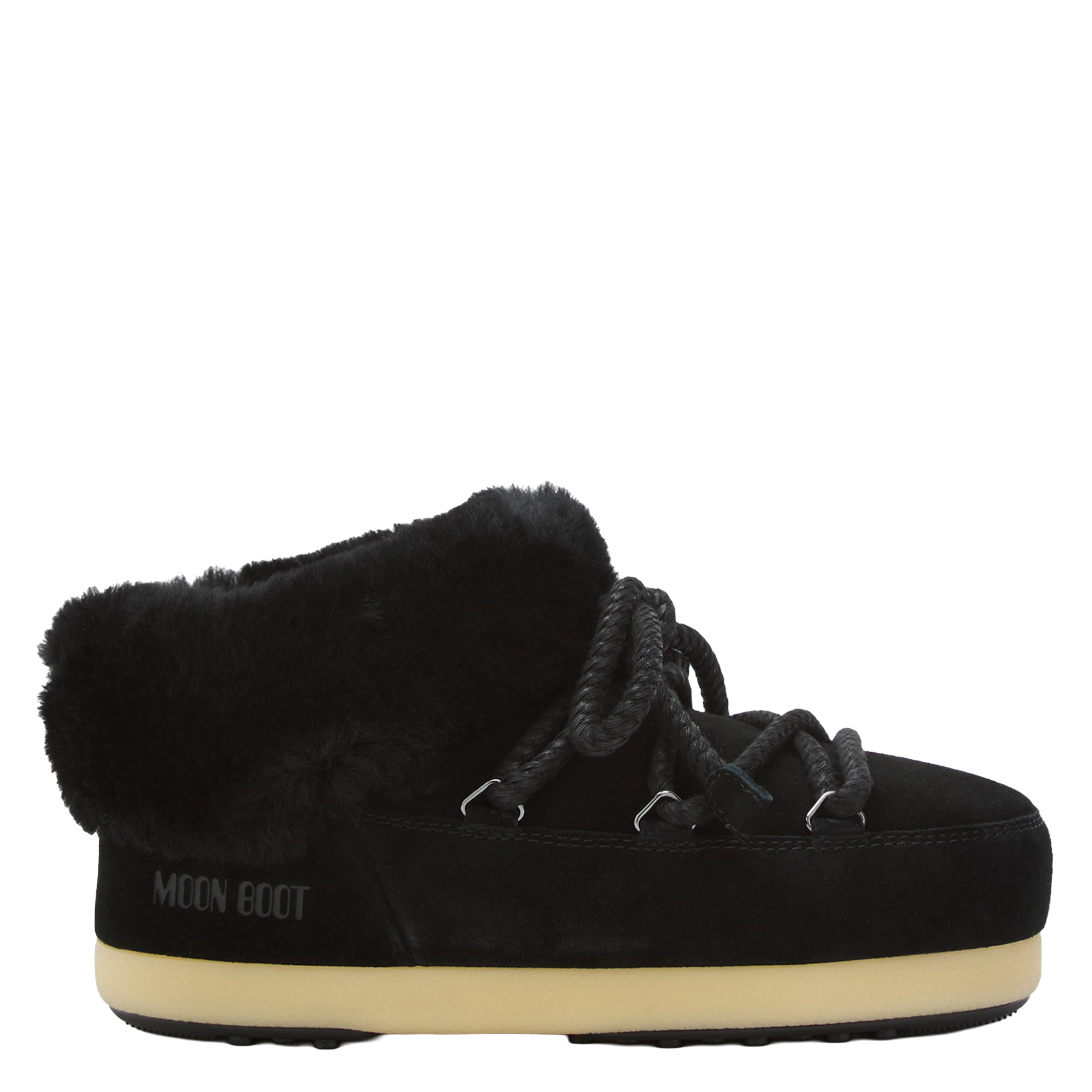 Mules en cuir mélangé MOON BOOT Noir