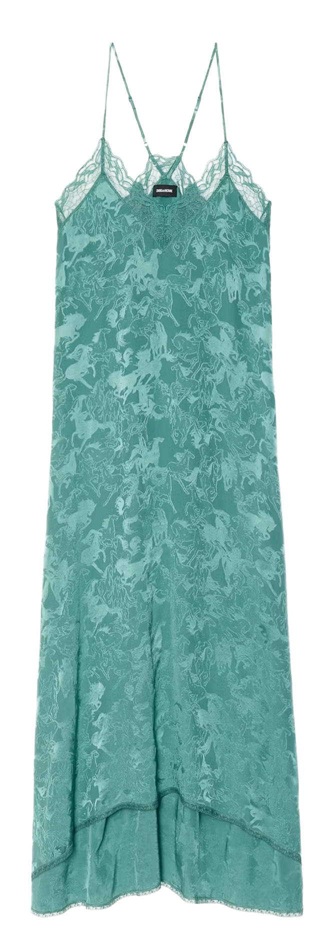 Robe longue brodée ZADIG&VOLTAIRE Vert