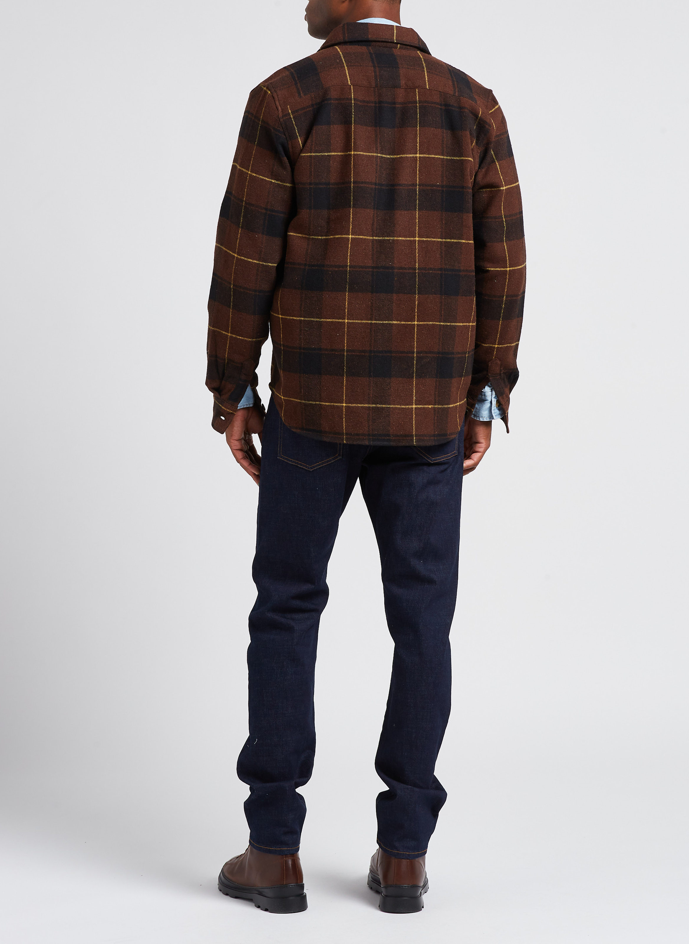 Blouse met klassieke kraag | katoenblend LES DEUX Veelkleurig