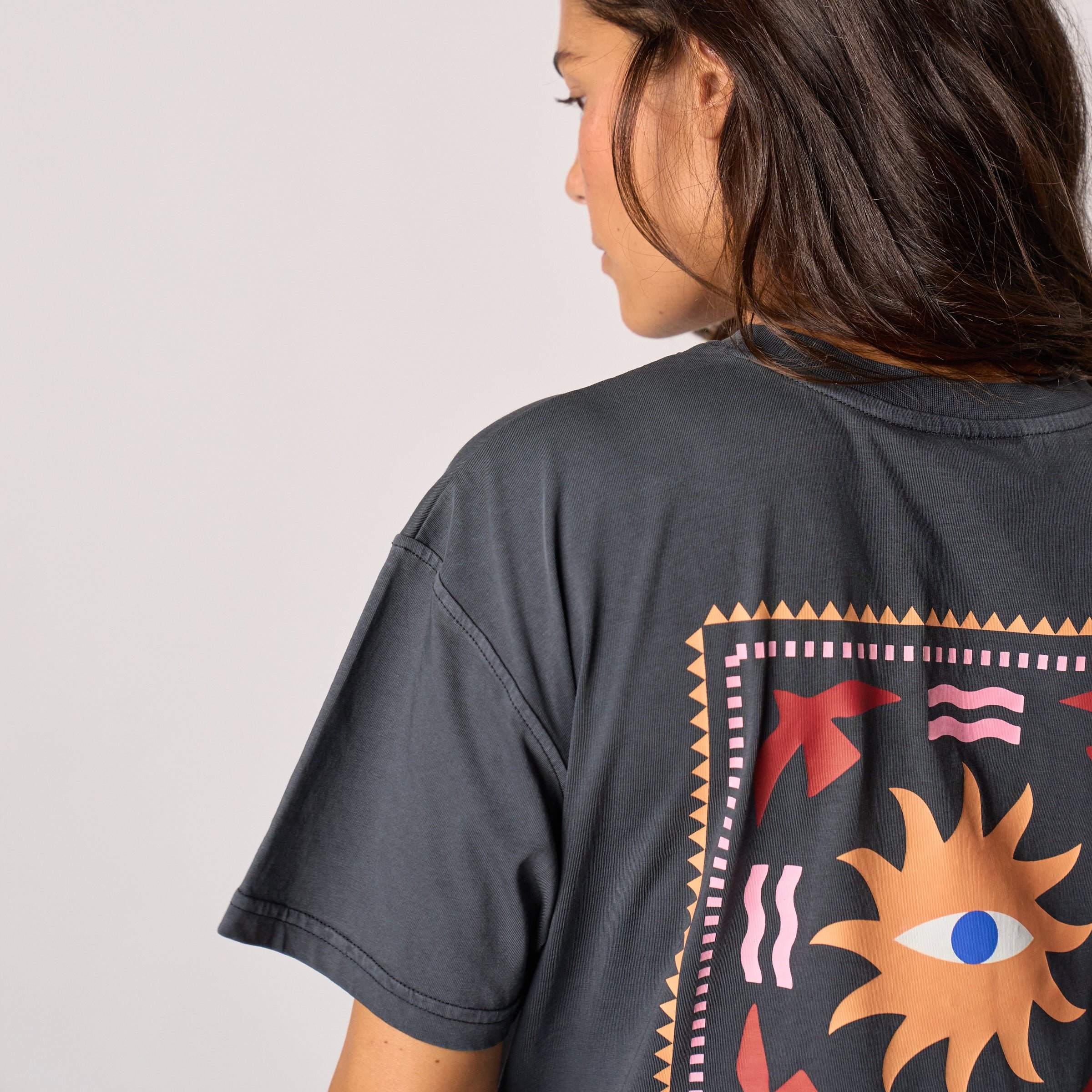 Organic cotton T-shirt BILLYBELT Grey