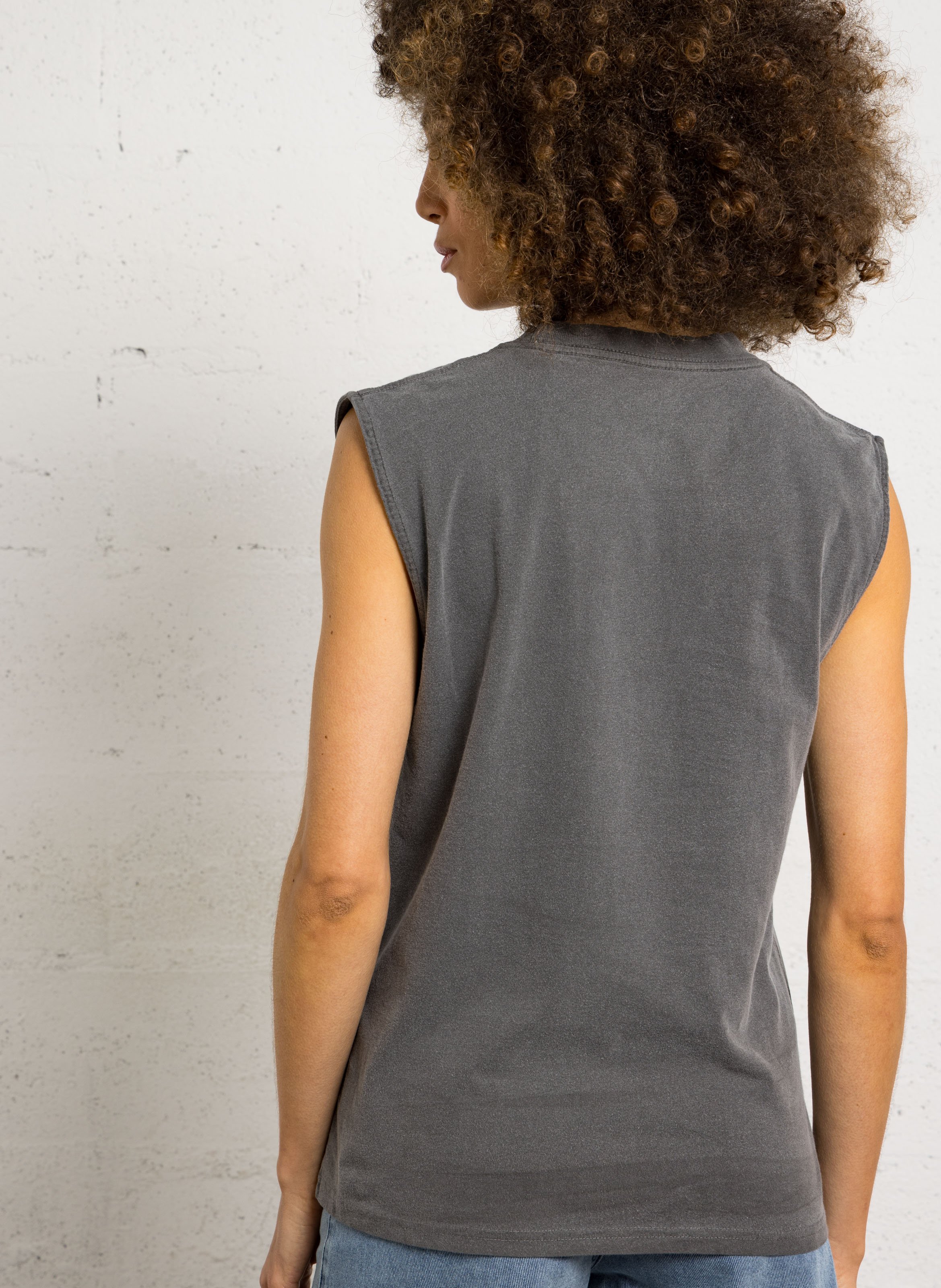 Bedruckte Strickjacke  NEWTONE Grau