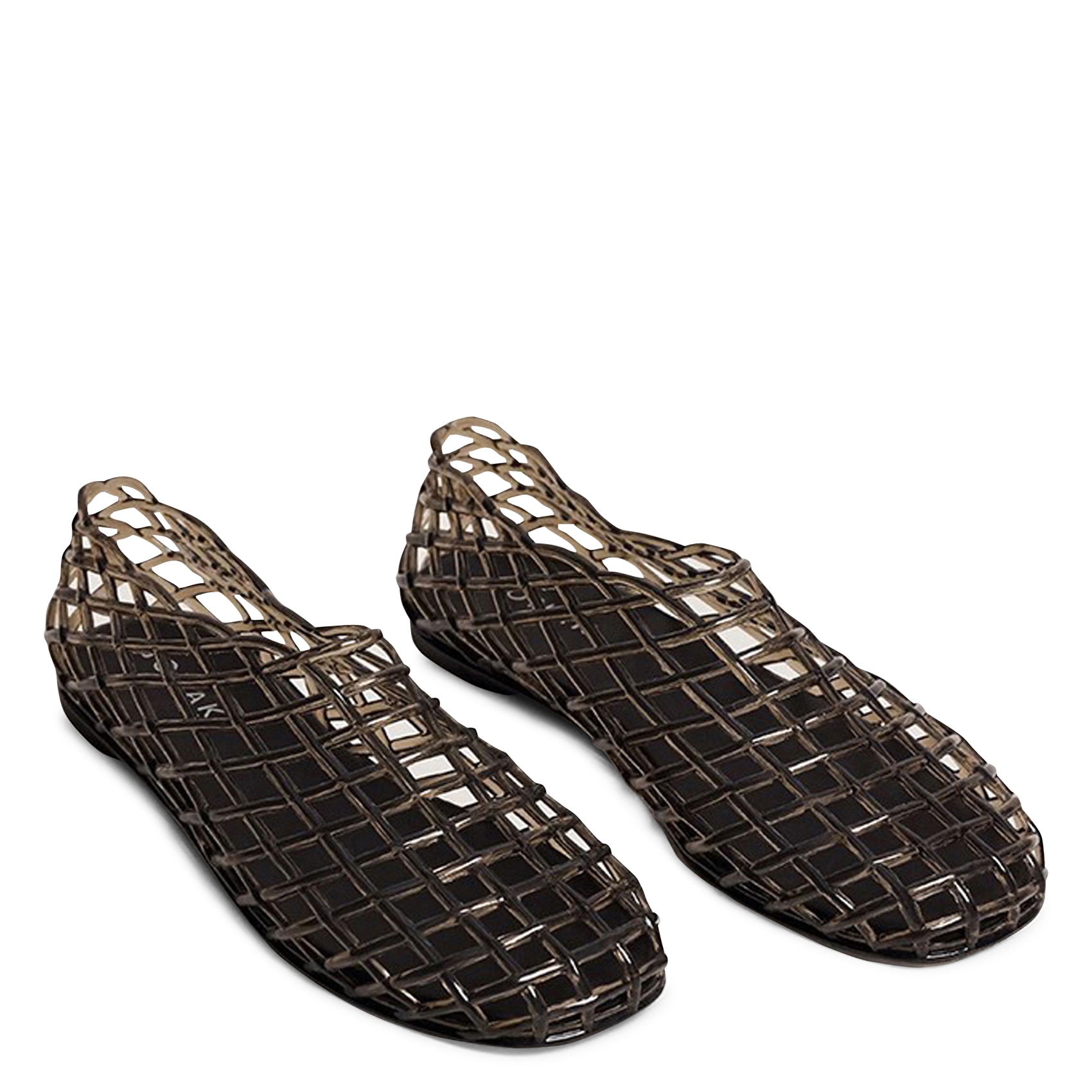 High-cut cutout ballerina flats JONAK Black