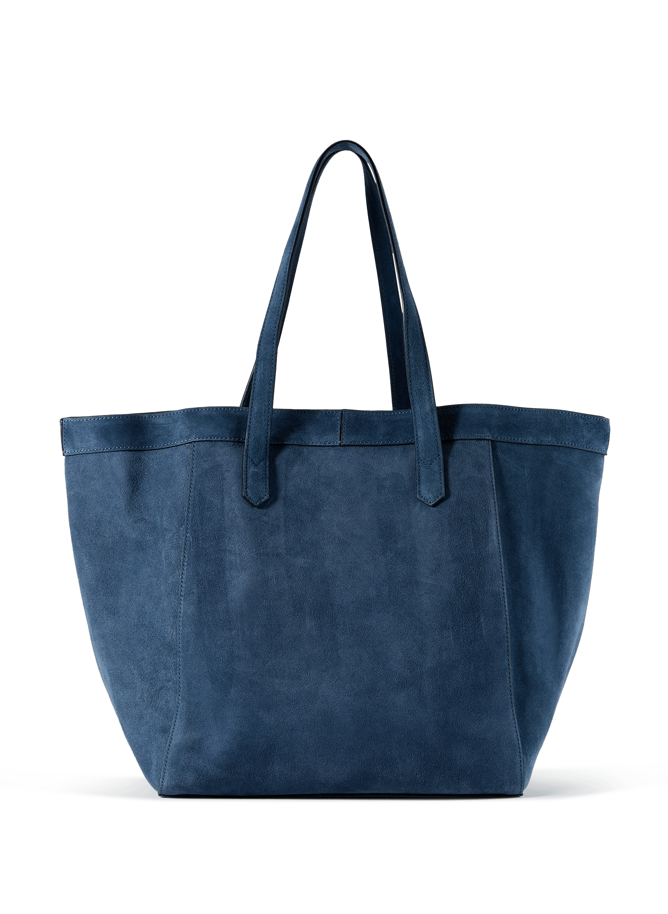 Sac cabas en cuir velours SAISON 1865 Azul