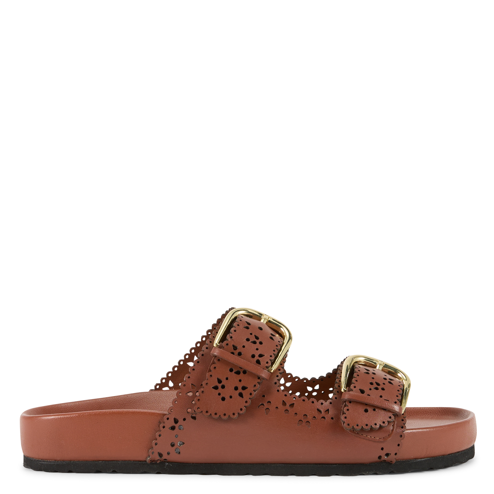 Aouda flat leather sandals PETITE MENDIGOTE