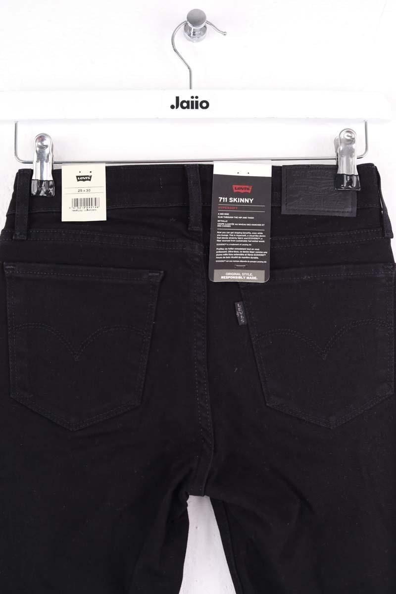 Cropped slim jeans with studs LEVI'S - Seconde main Black