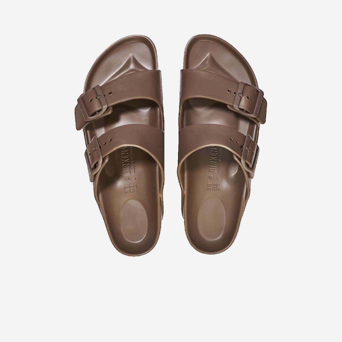 Arizona flat sandals BIRKENSTOCK Brown