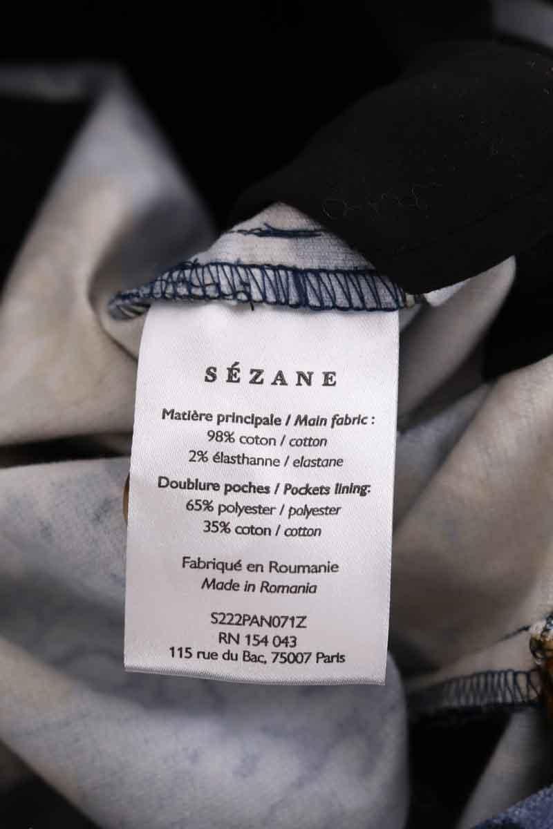 Chino SEZANE - Seconde main Bleu