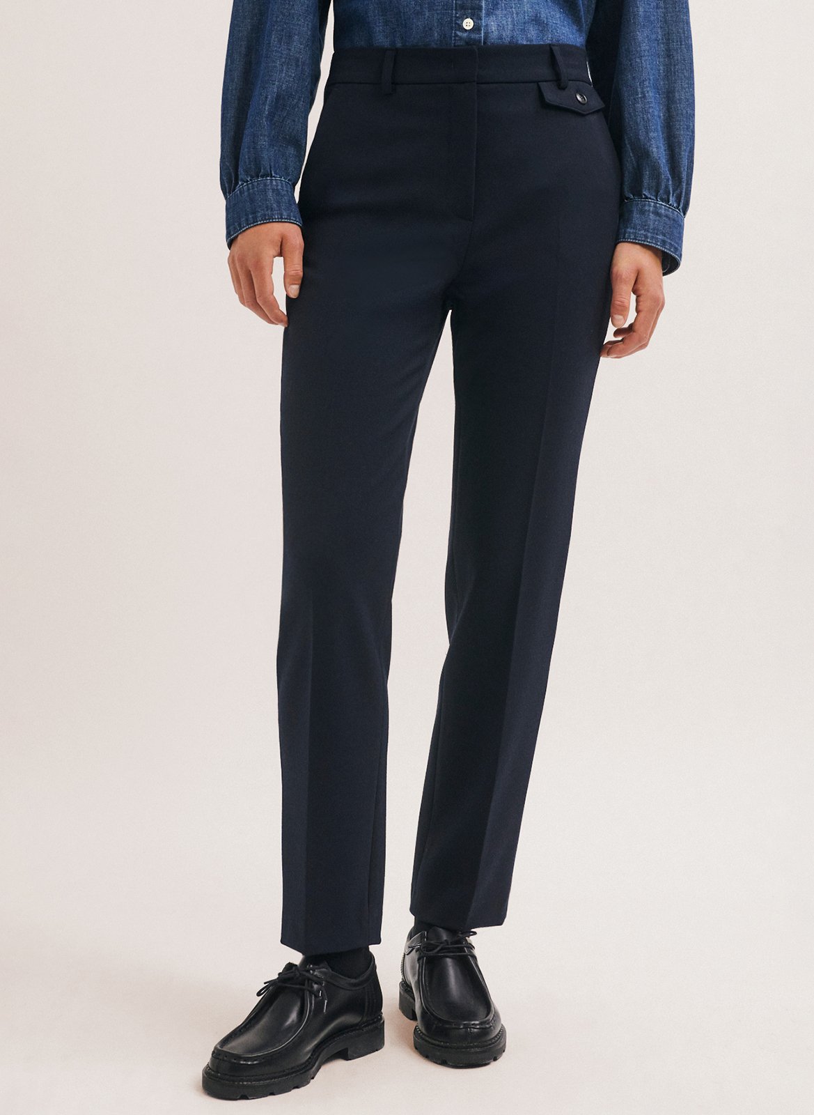 Straight-cut pants PABLO Blue