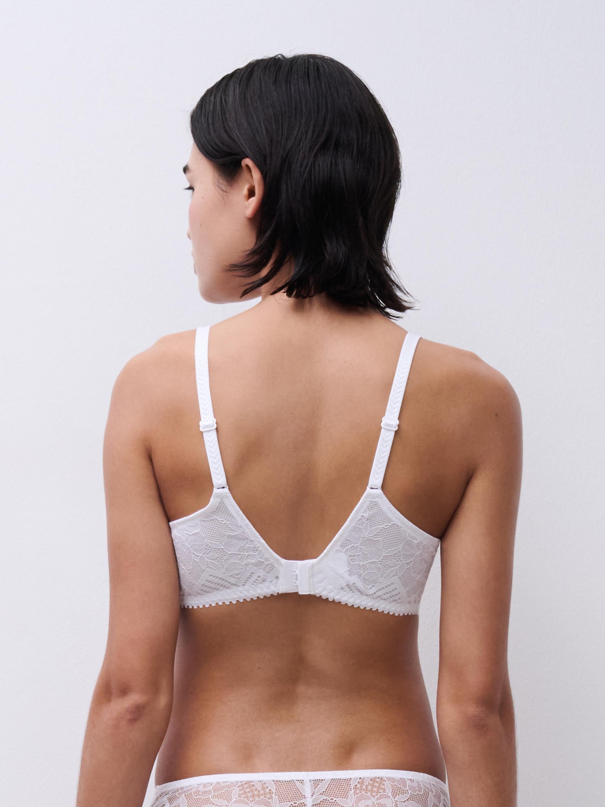 Full-cup bra CHANTELLE White