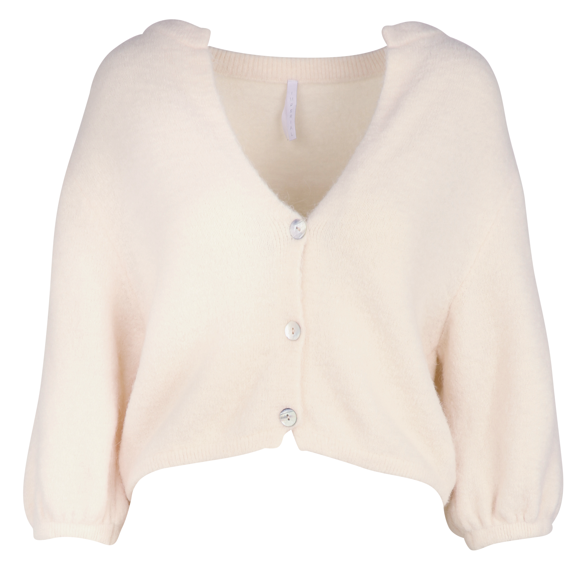 Pull manches ballons IMPERIAL Beige