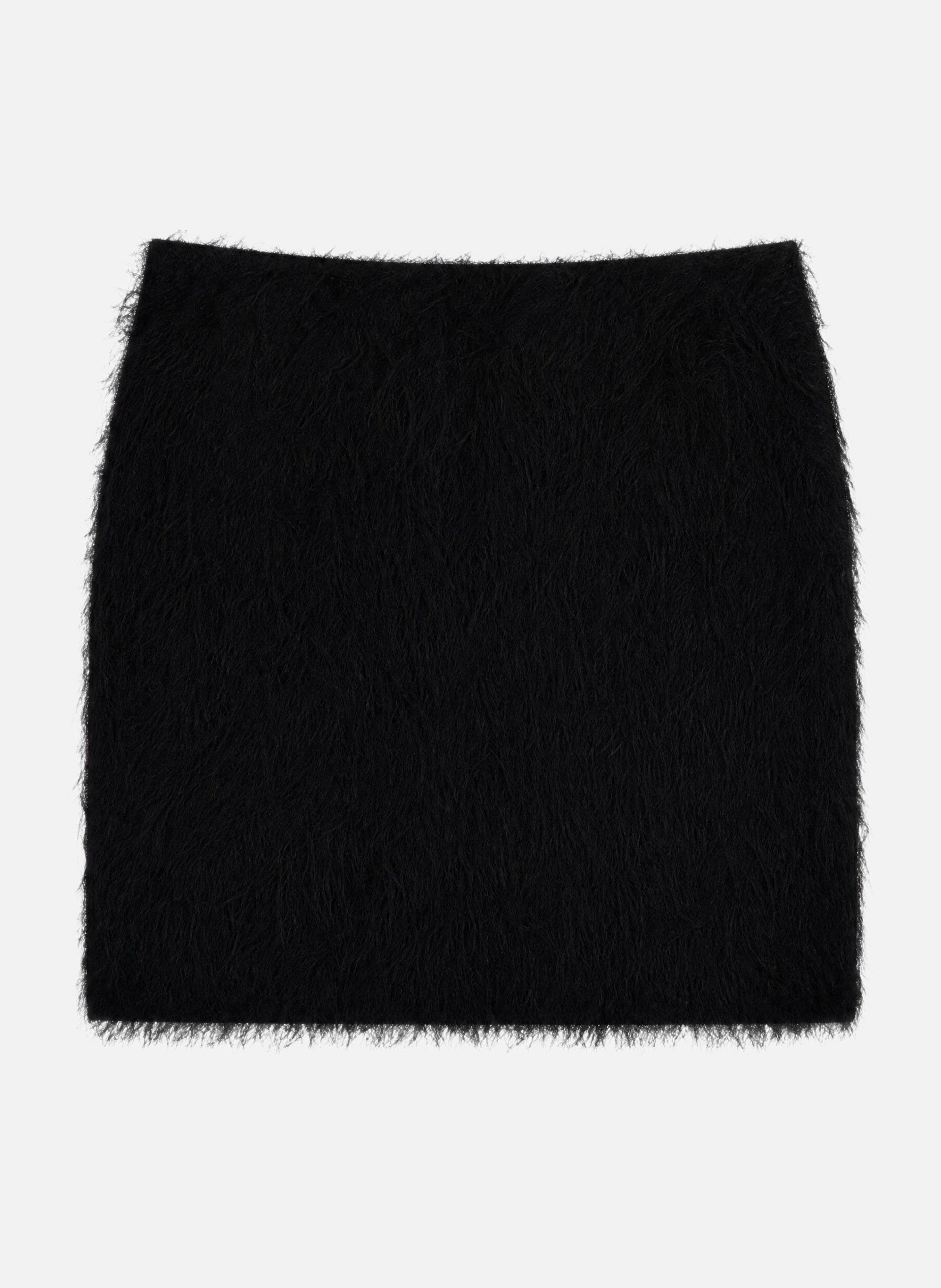 Short skirt with fringe effect THE KOOPLES Black