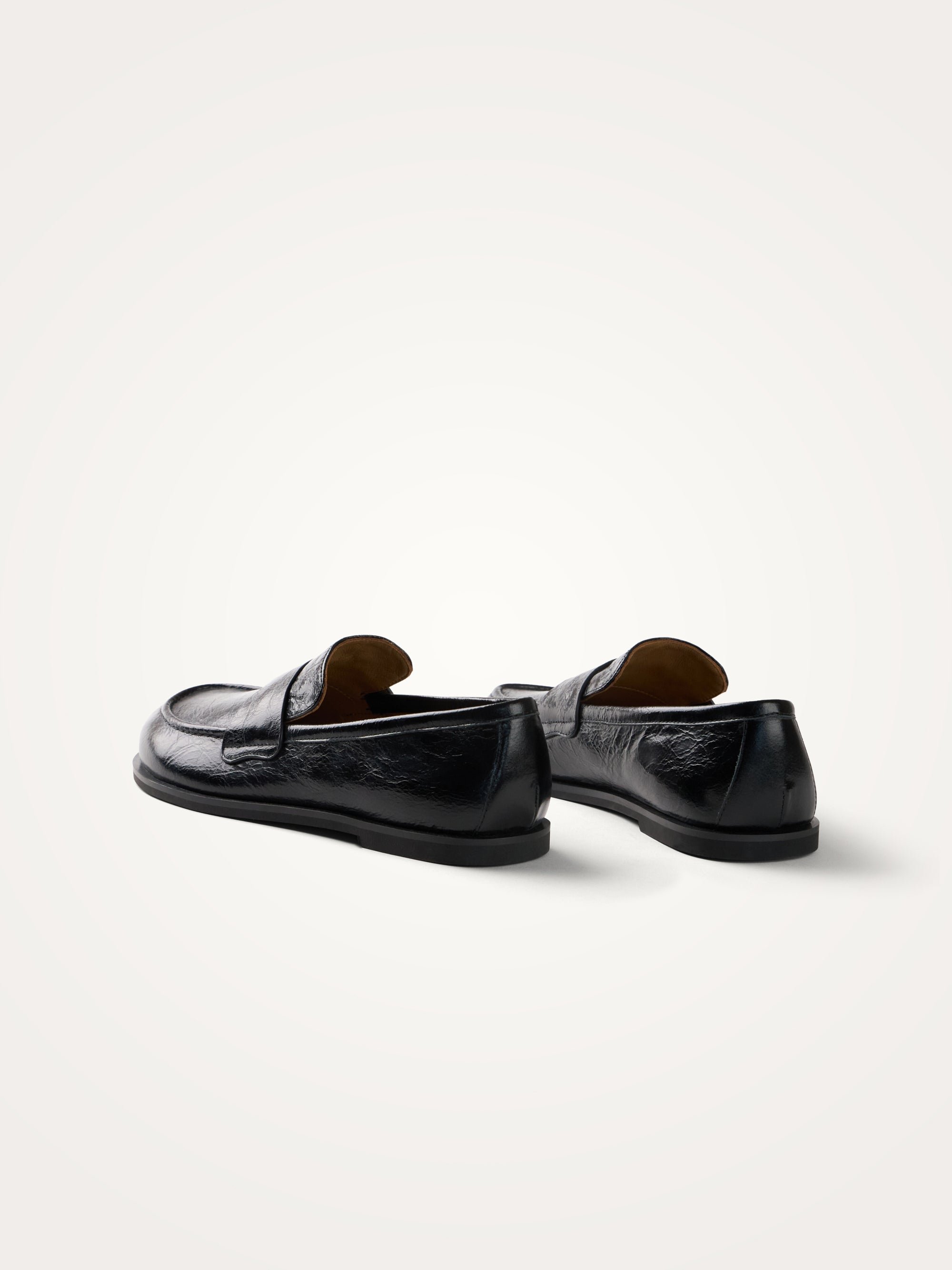 Flat heel moccasins with round toe | Black VANESSA WU Women