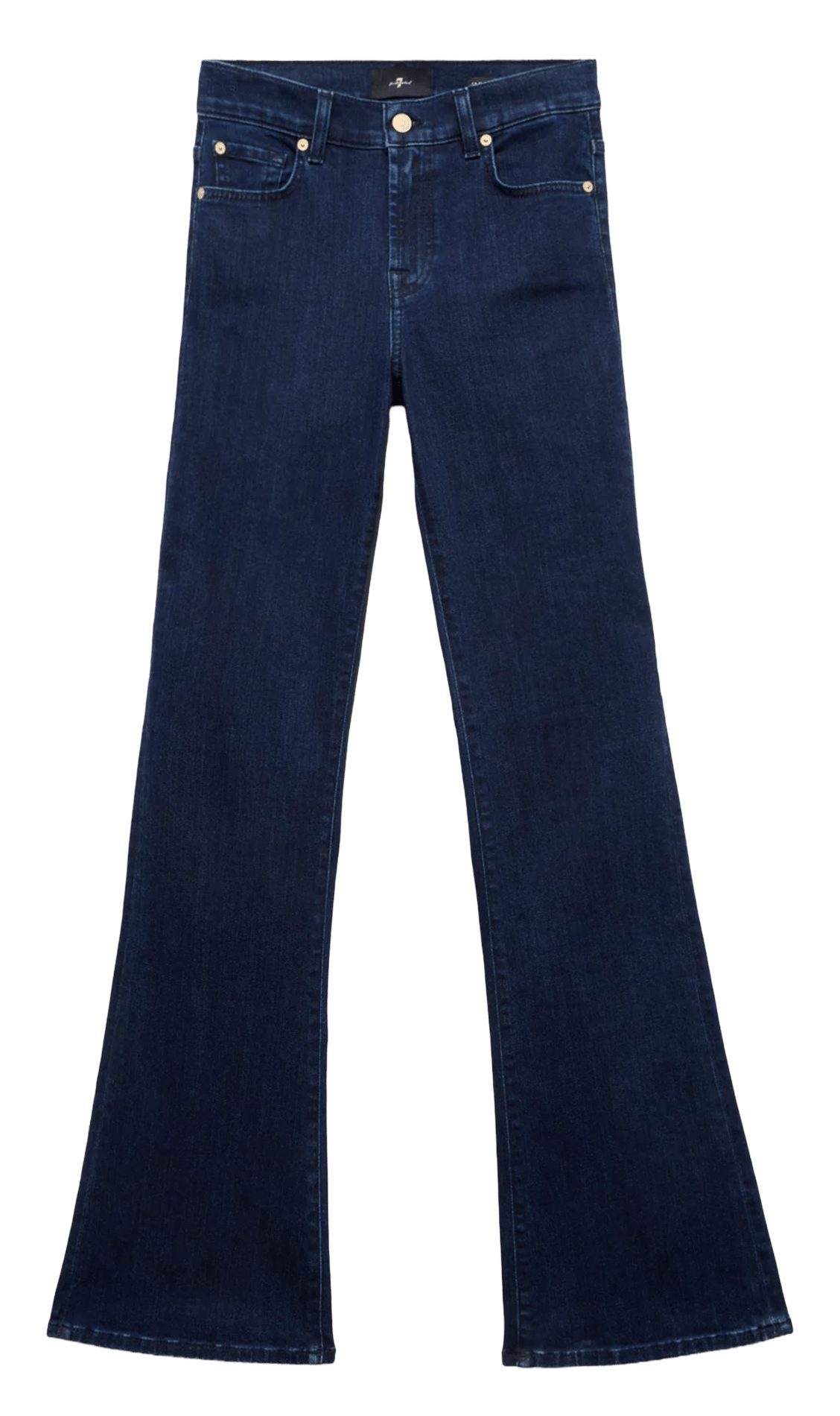 Wijde jeans met brede pijpen, lengte 34 7 FOR ALL MANKIND Blauw