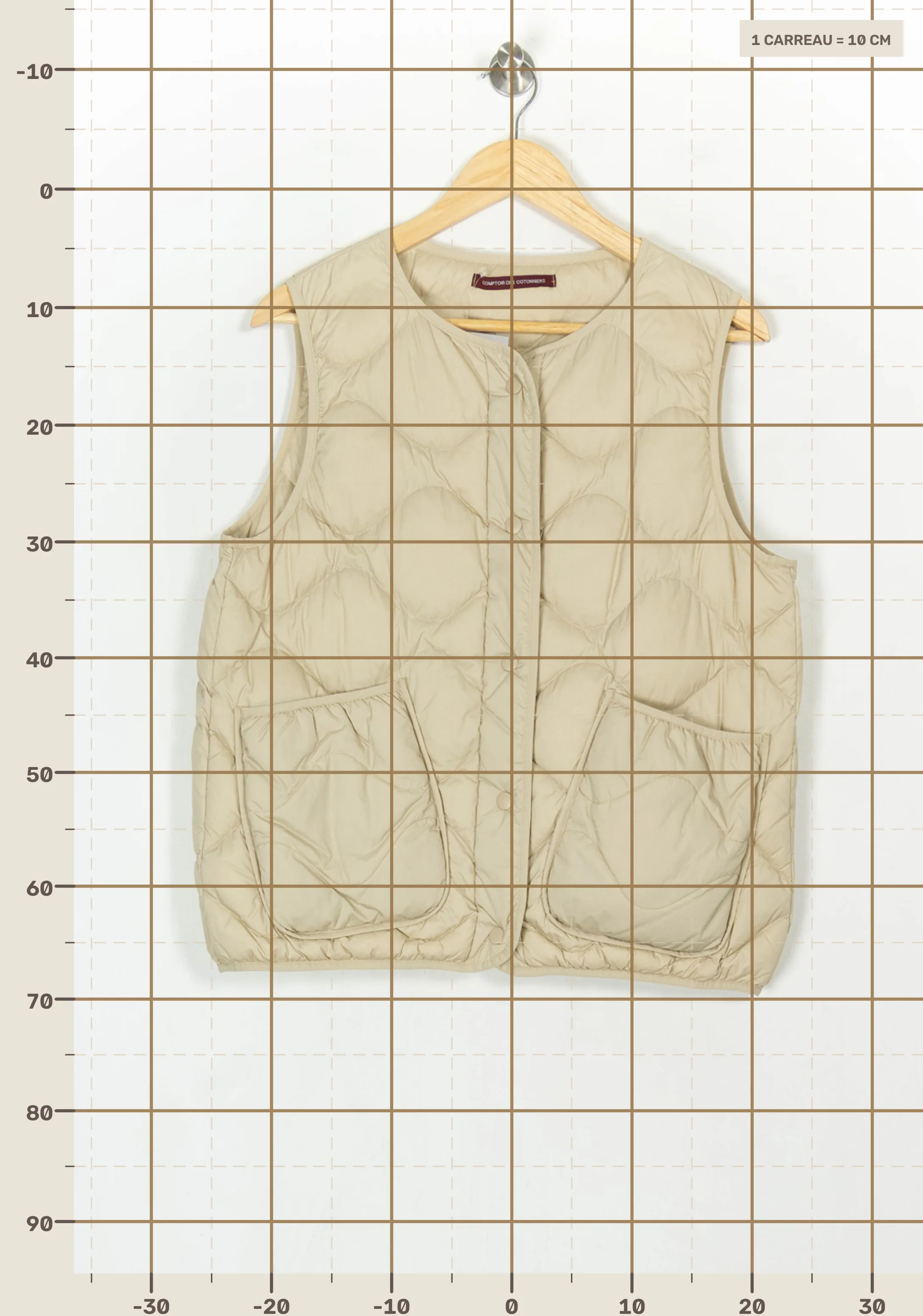 Jacket COMPTOIR DES COTONNIERS - Seconde main Beige
