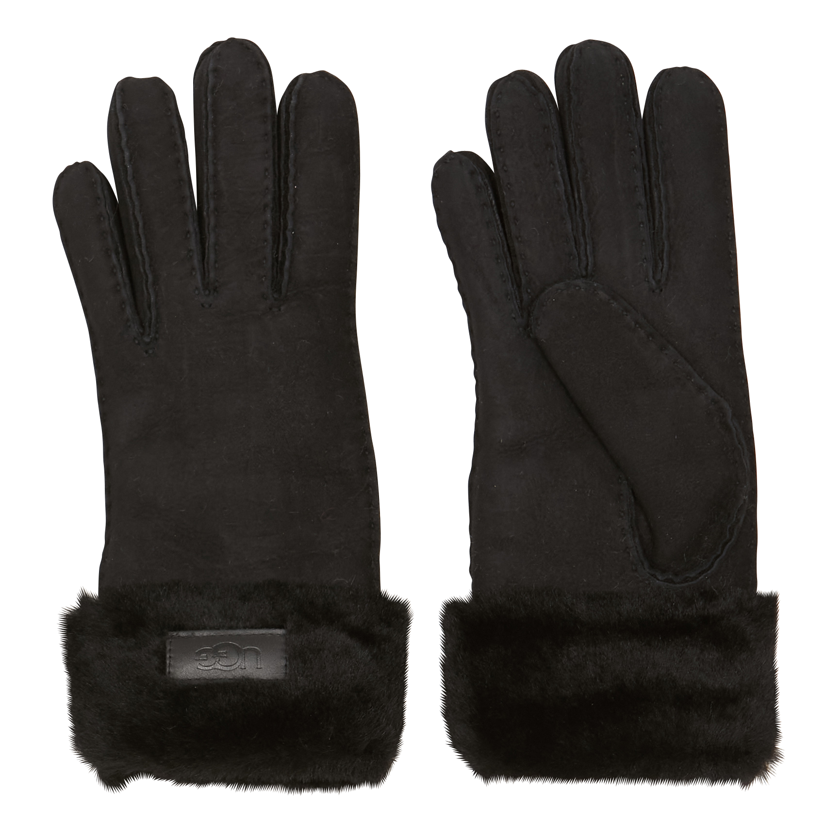 Handschuhe aus Pelzvelours UGG Schwarz