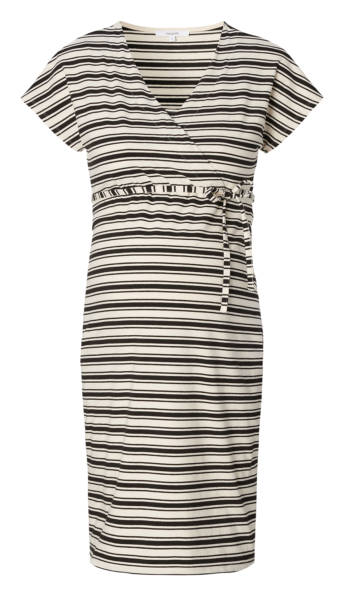 Borstvoedingsjurk van katoenmix NOPPIES Zwart