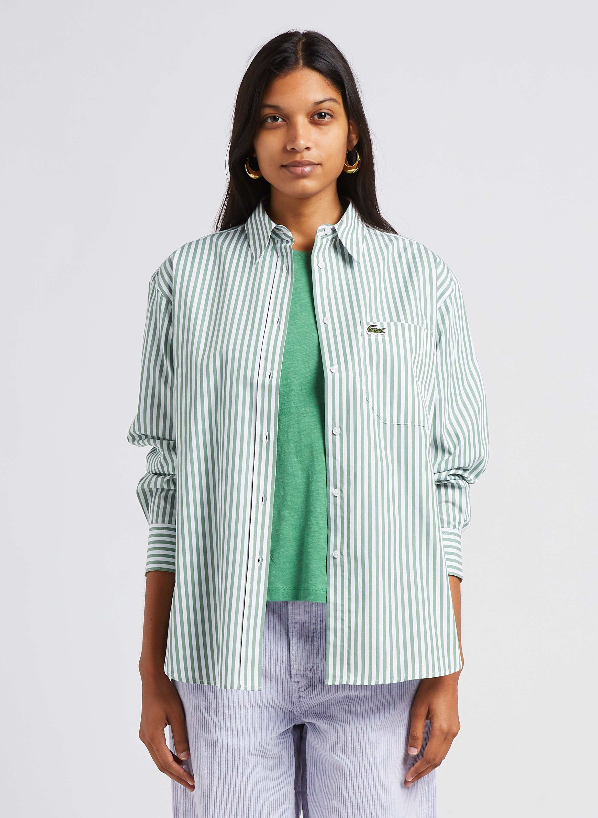chemise femme lacoste