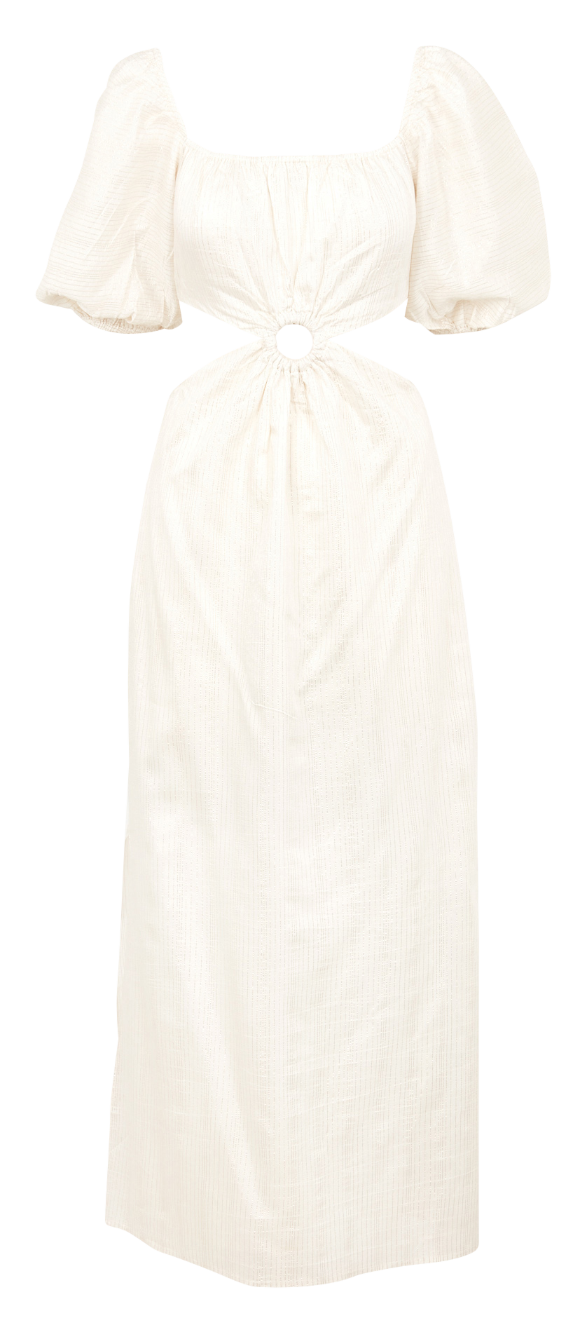 Robe longue à épaules dénudées  SUNDRESS Blanc