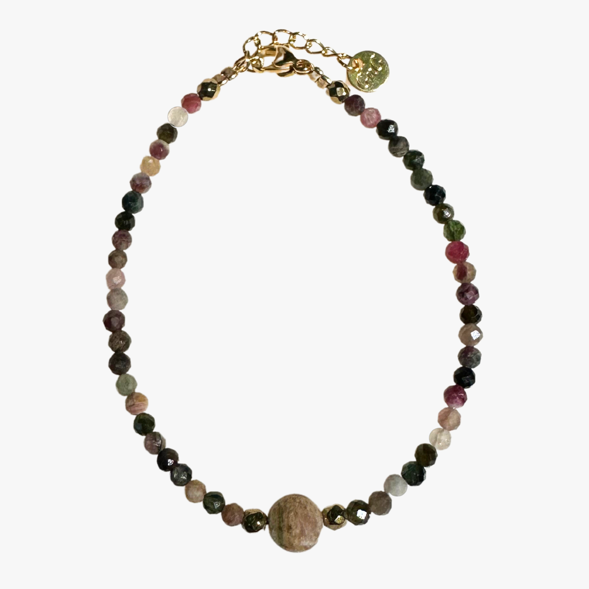 Tourmaline bracelet GINANDGER Blue