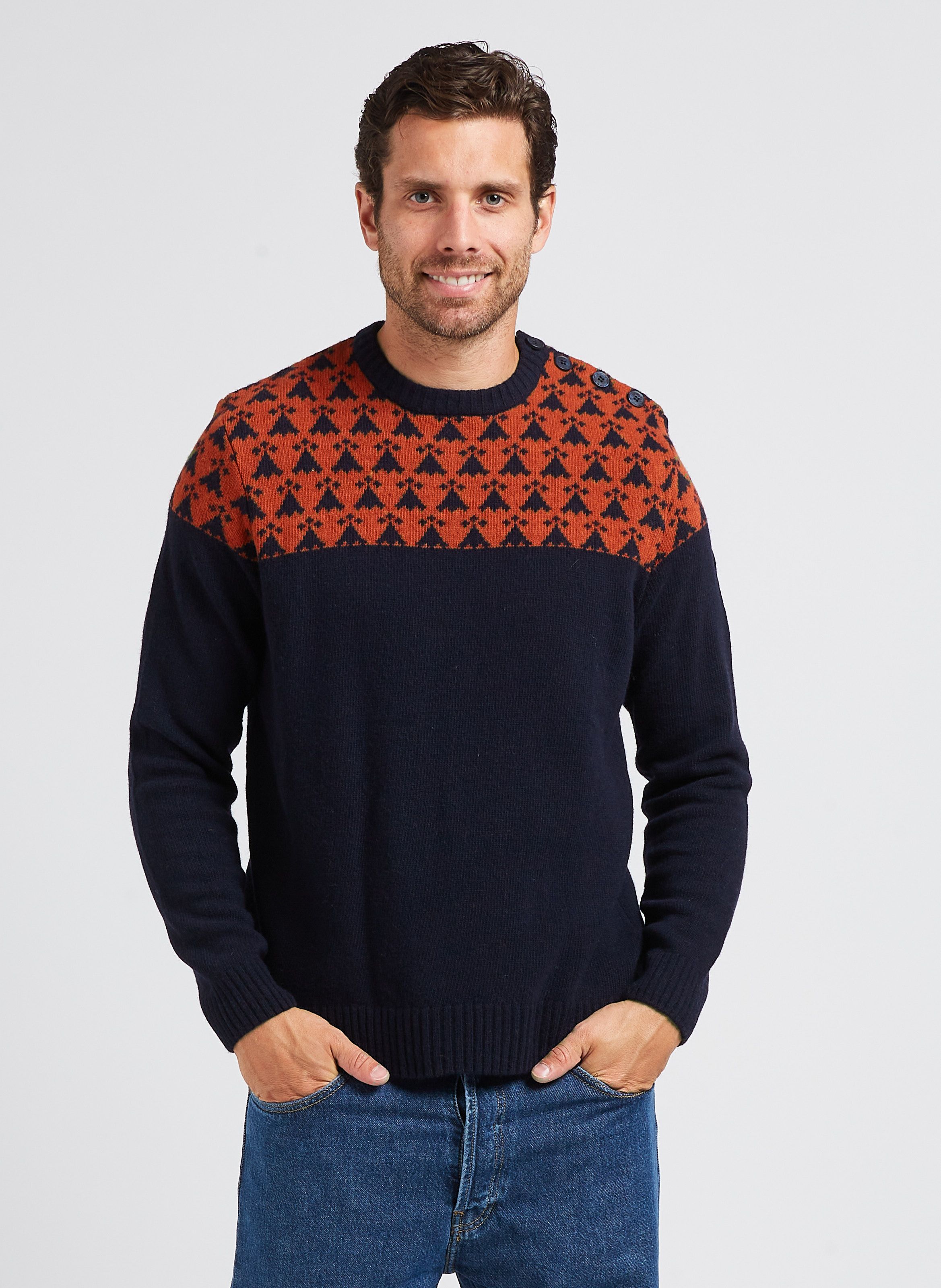 Pull grand best sale froid homme